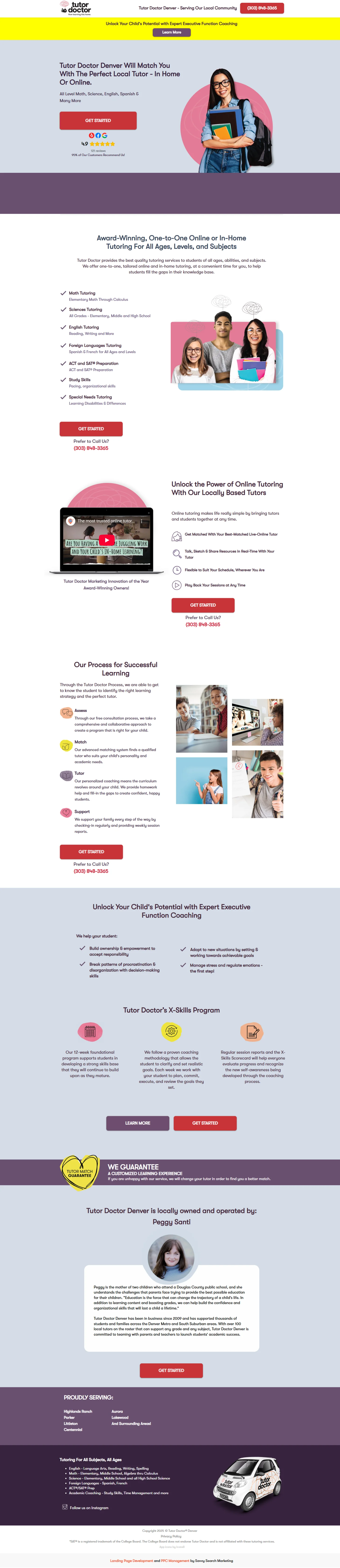 Tutoring Services Screenshot 2