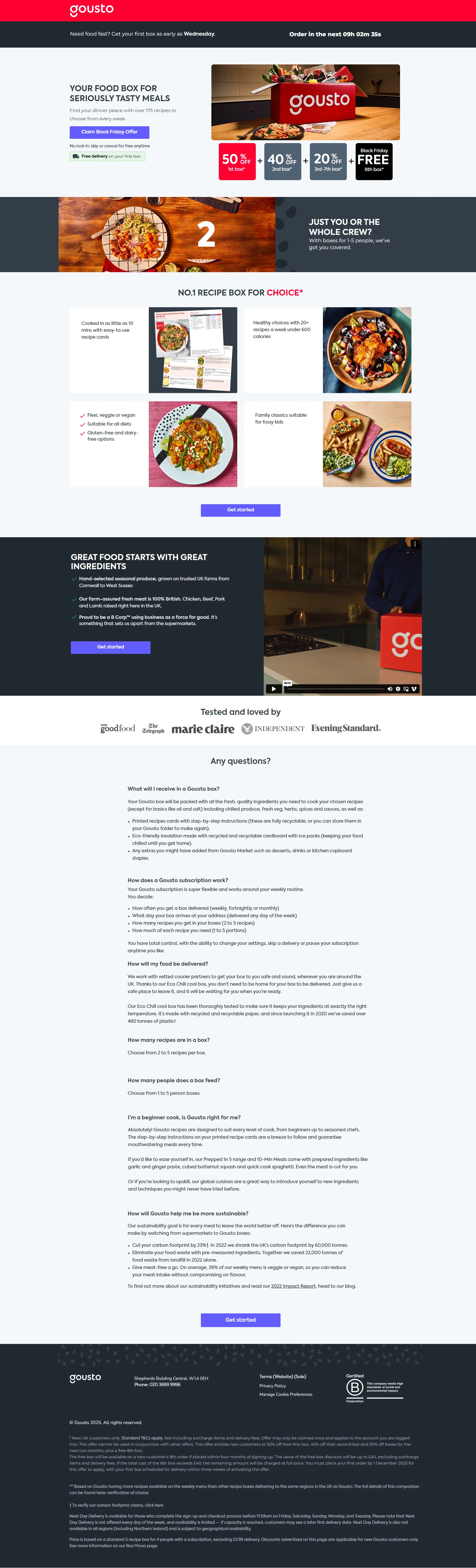Meal Kit Services Screenshot 4