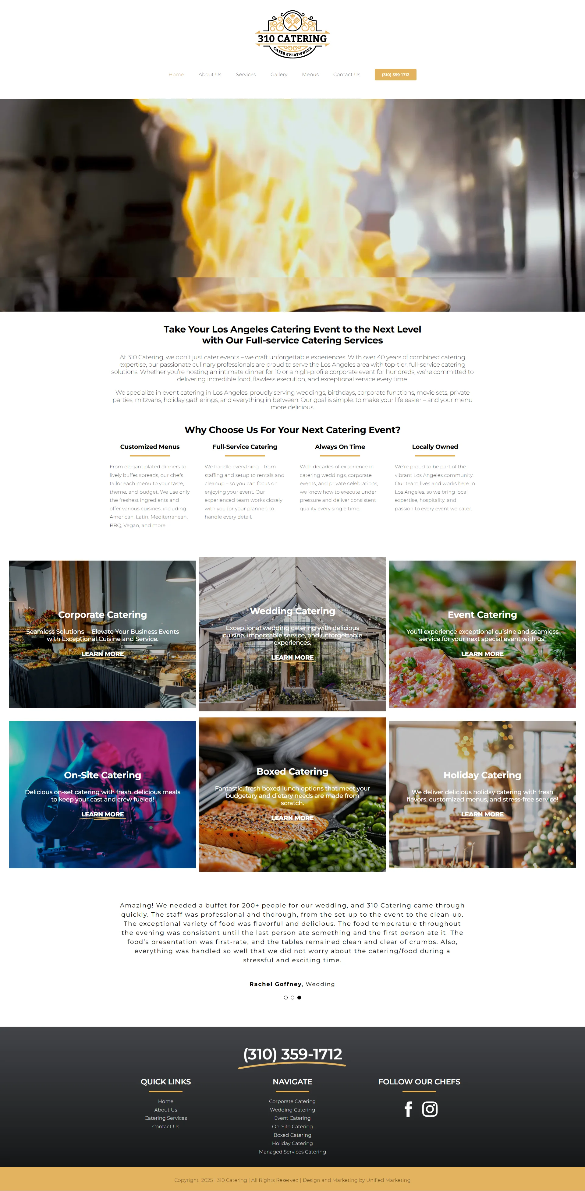Catering Services Screenshot 2