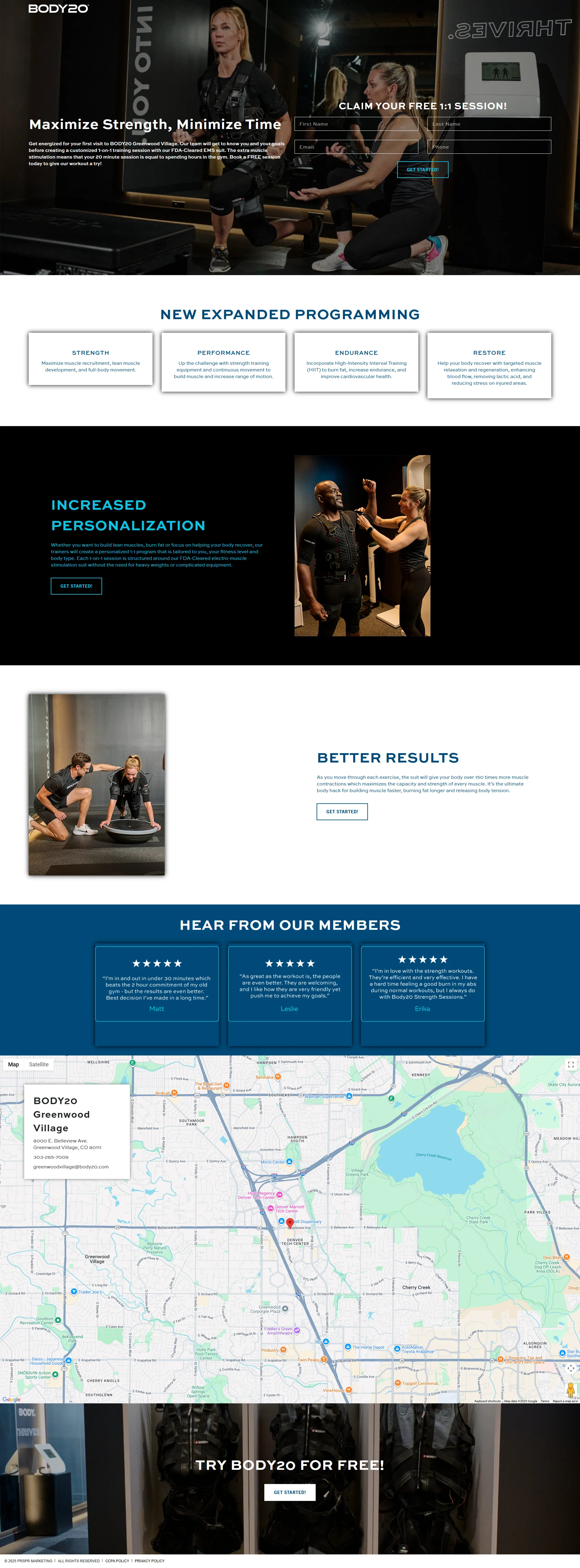 Fitness Centers Screenshot 1