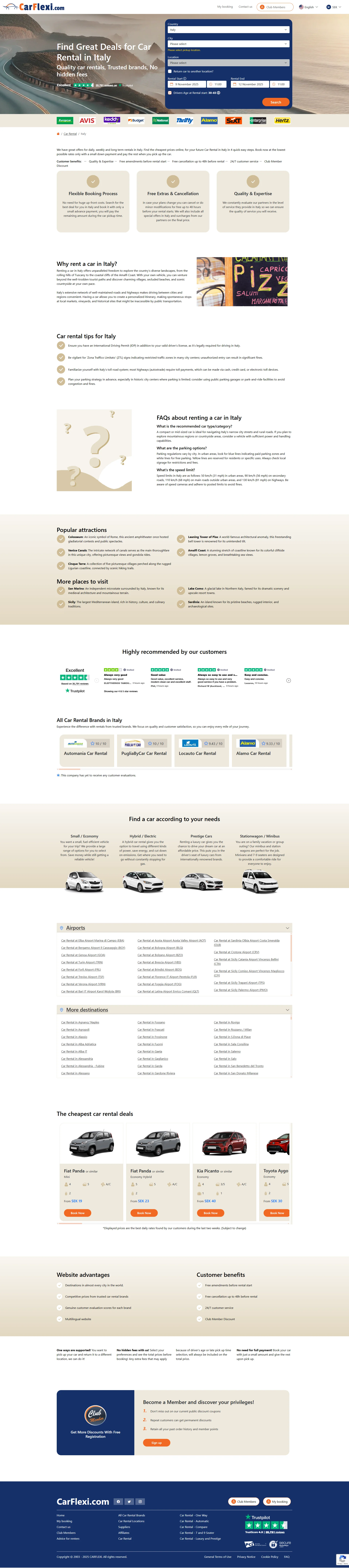 Car Rental Services Screenshot 2