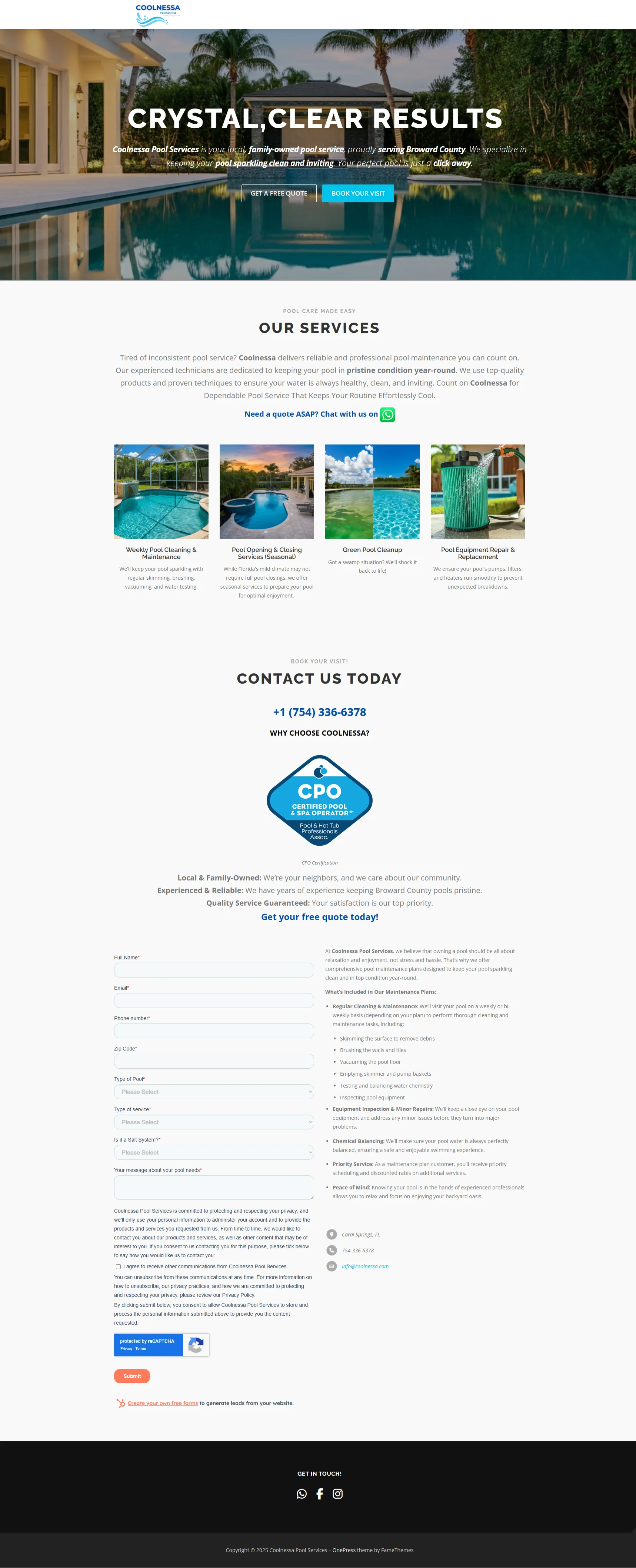 Pool Services Screenshot 2