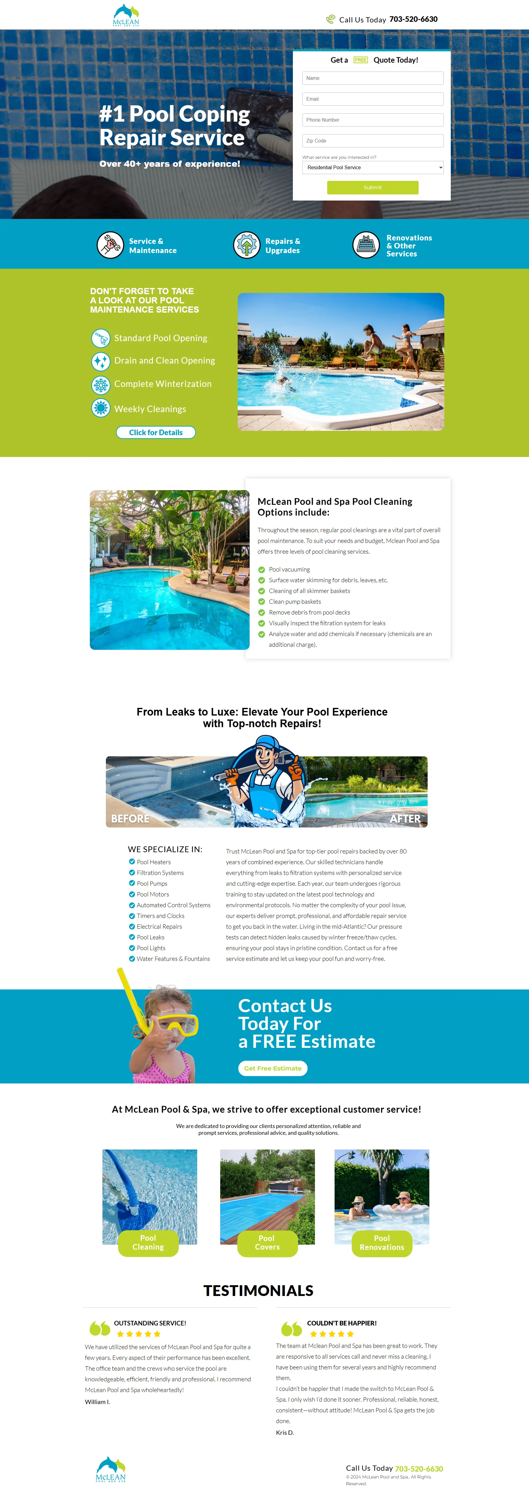 Pool Services Screenshot 7