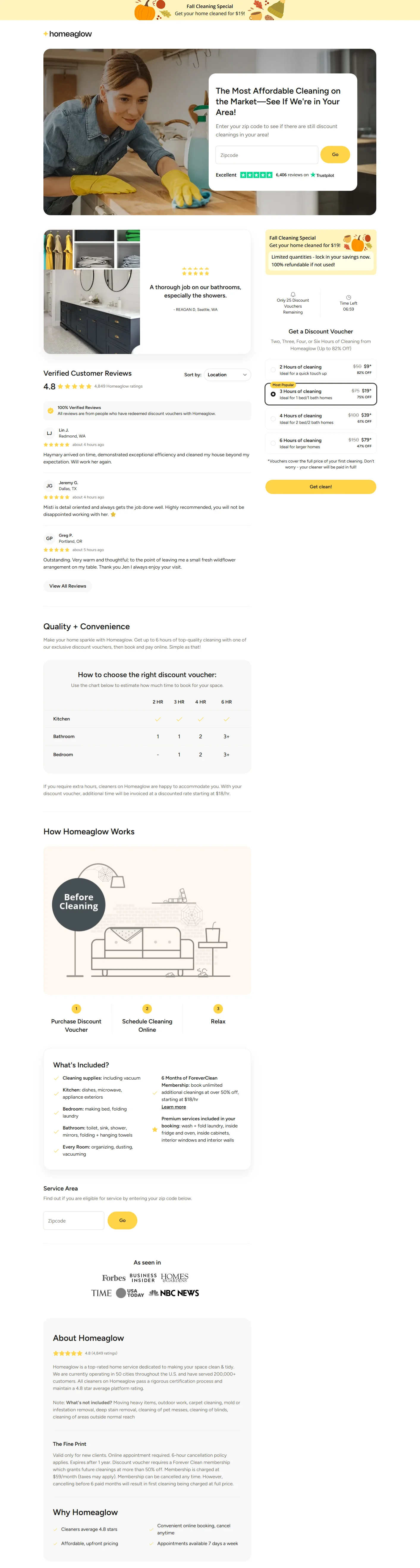 Cleaning Services Screenshot 1