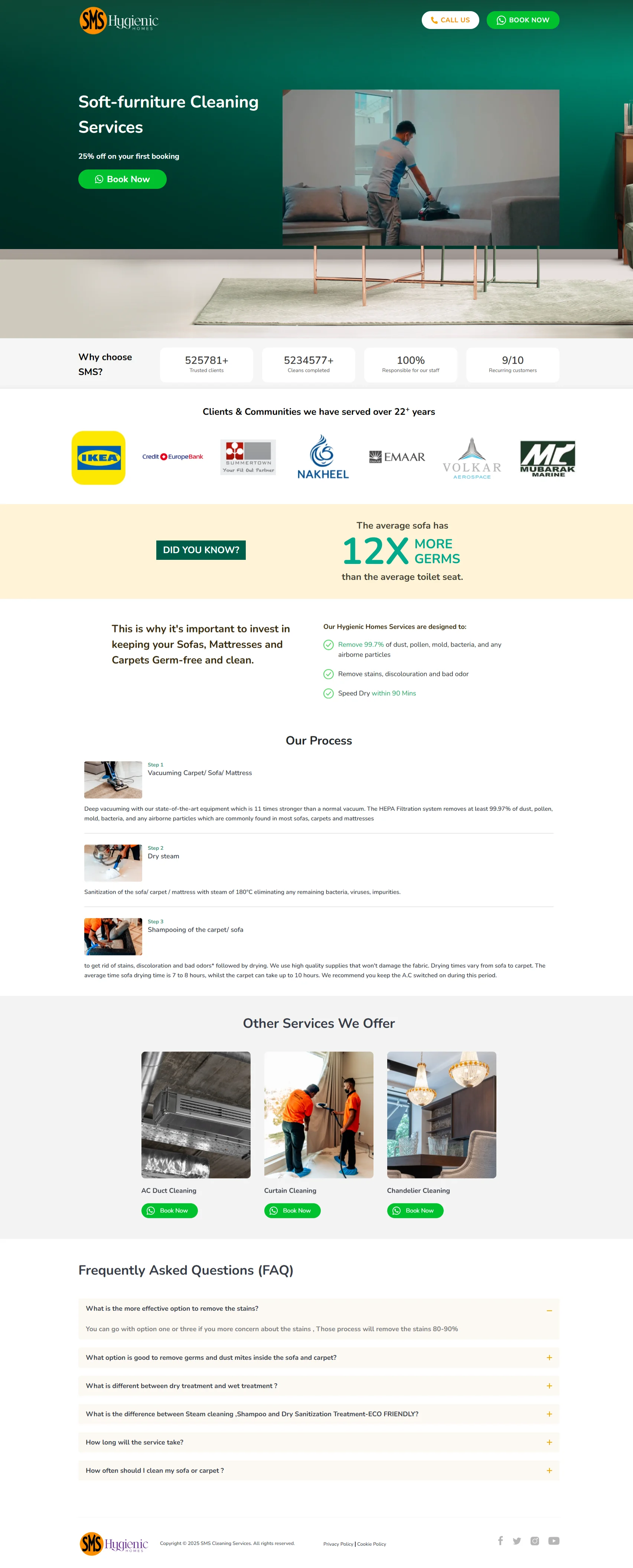 Cleaning Services Screenshot 2