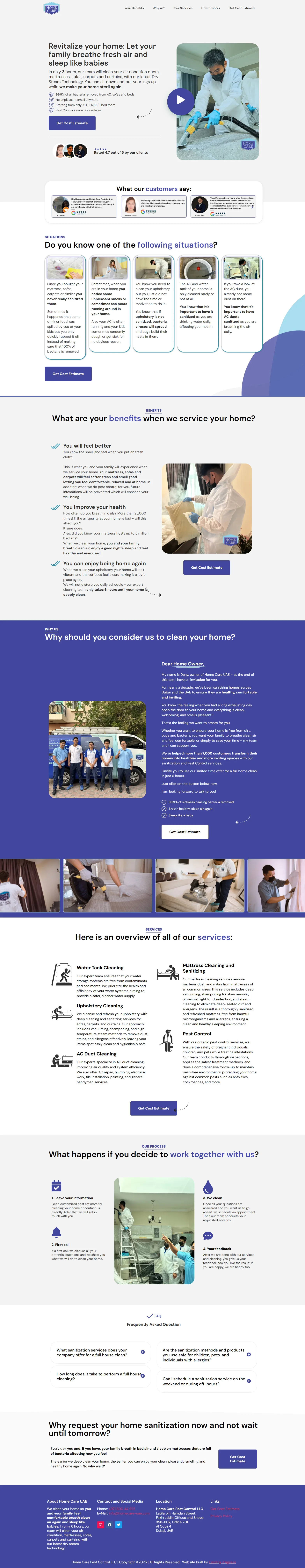 Cleaning Services Screenshot 4