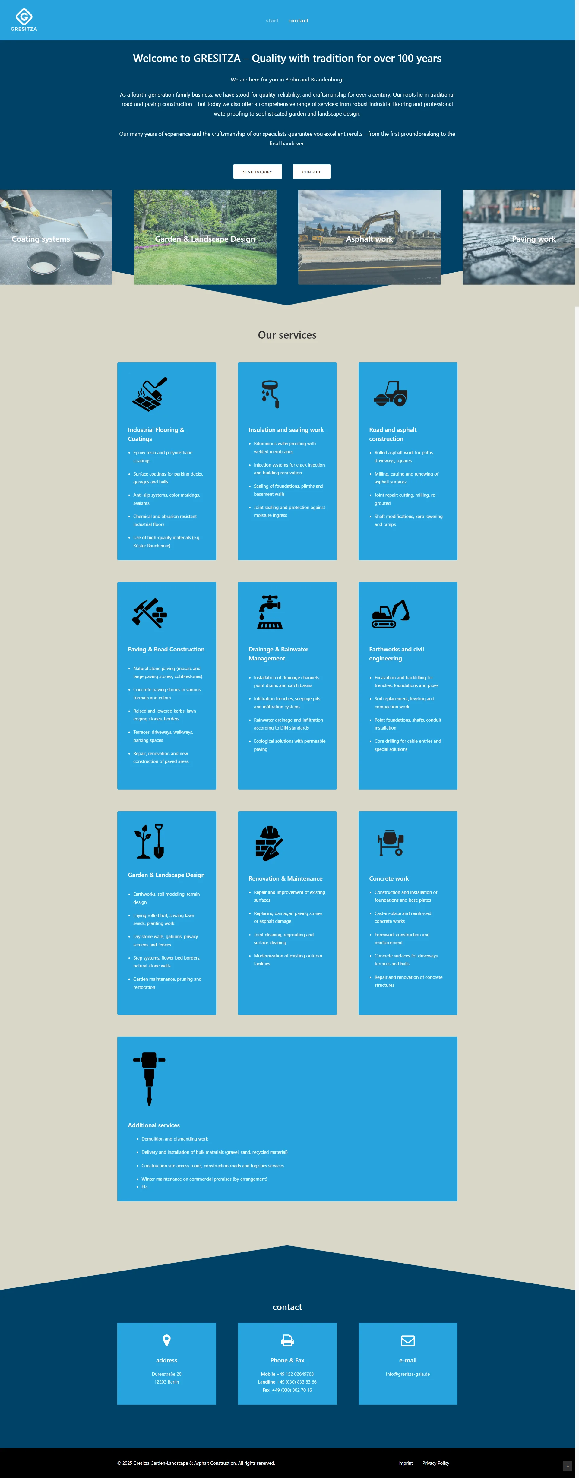 Landscaping Services Screenshot 1