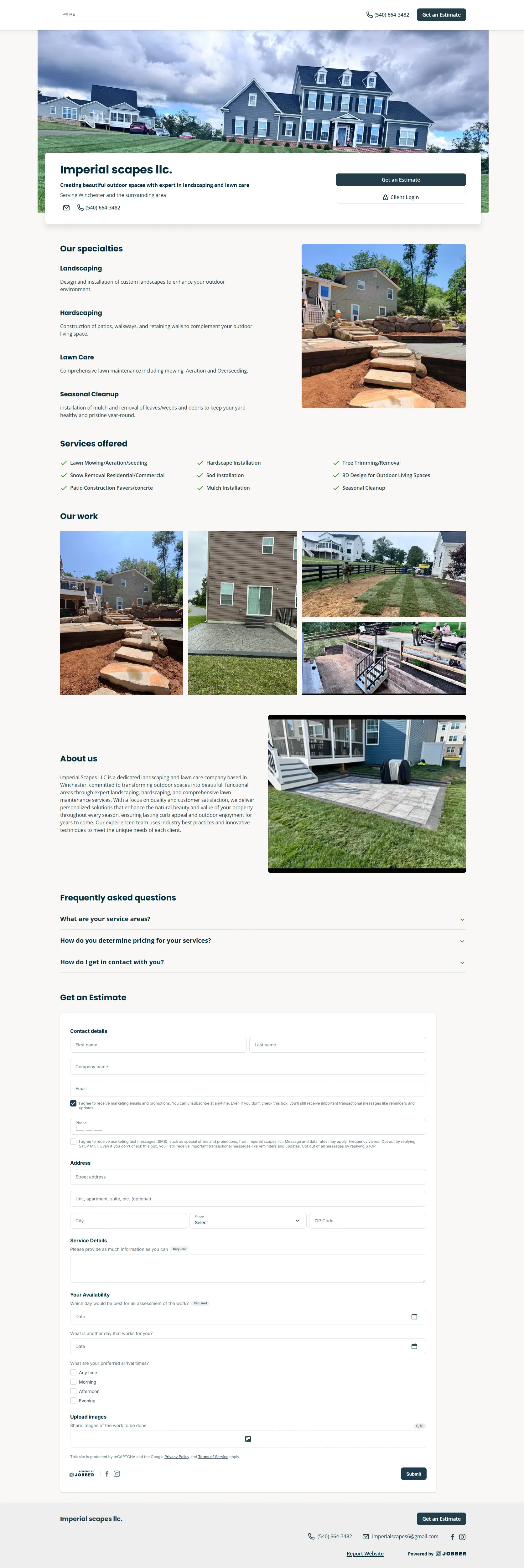 Landscaping Services Screenshot 3