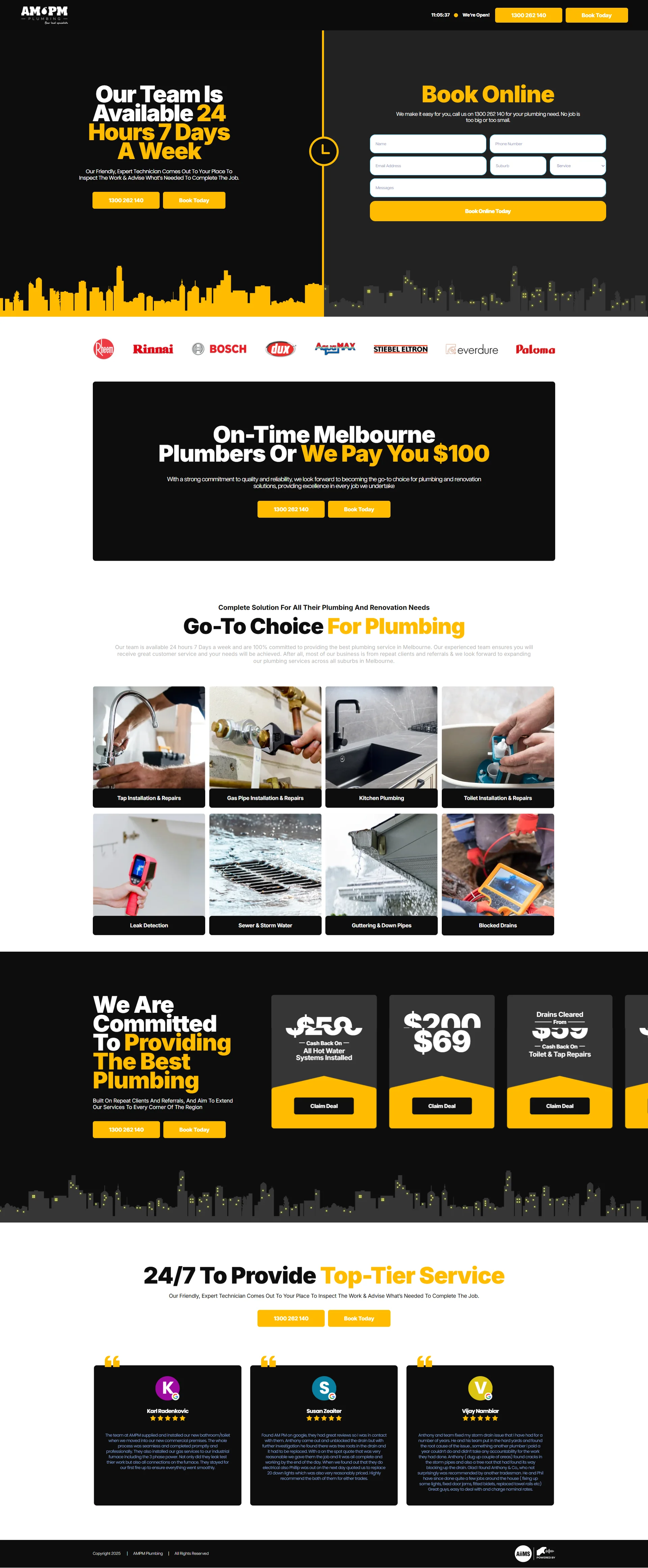 Plumbing Services Screenshot 4