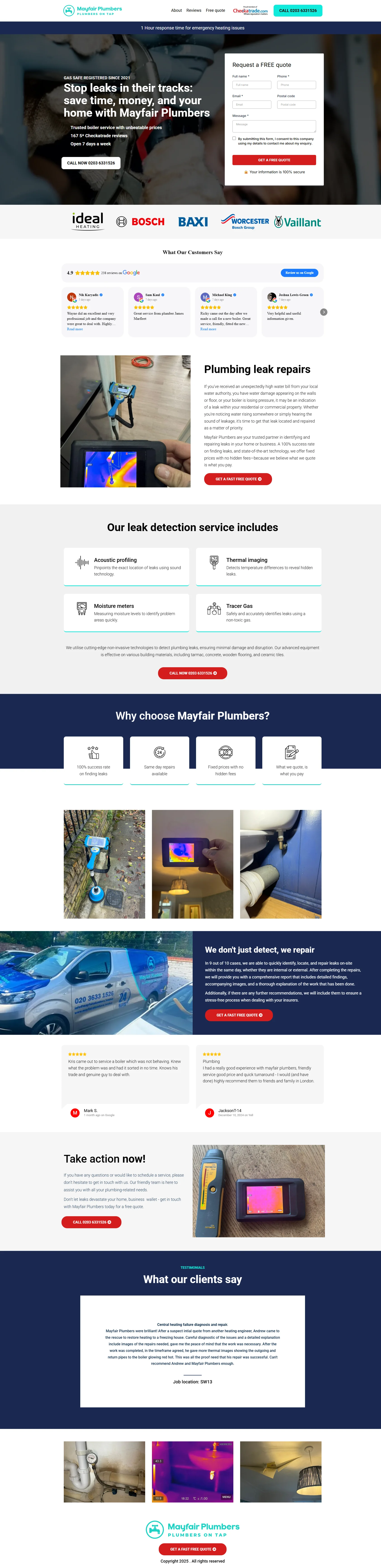 Plumbing Services Screenshot 7