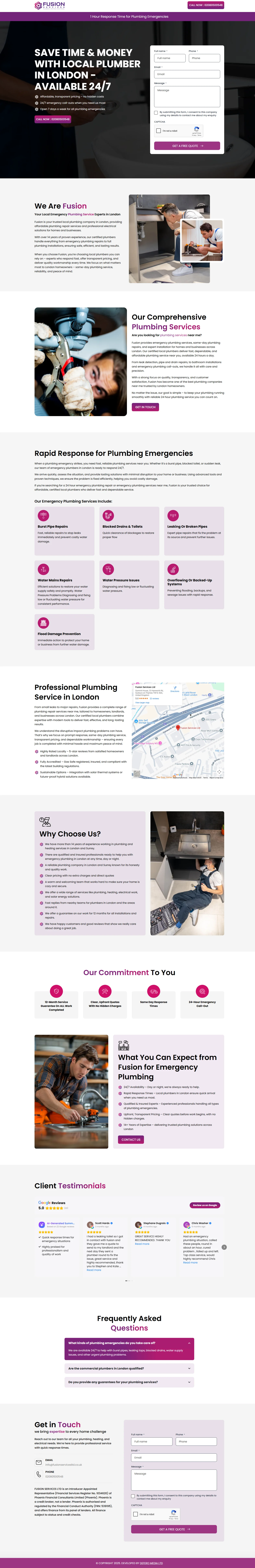 Plumbing Services Screenshot 8