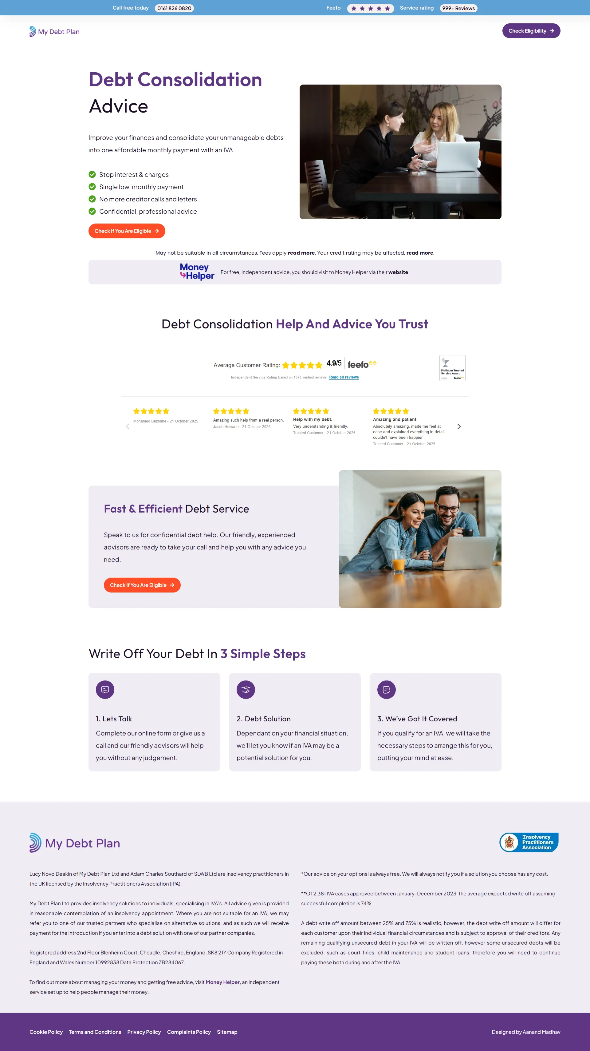 Debt Consolidation Services Screenshot 3