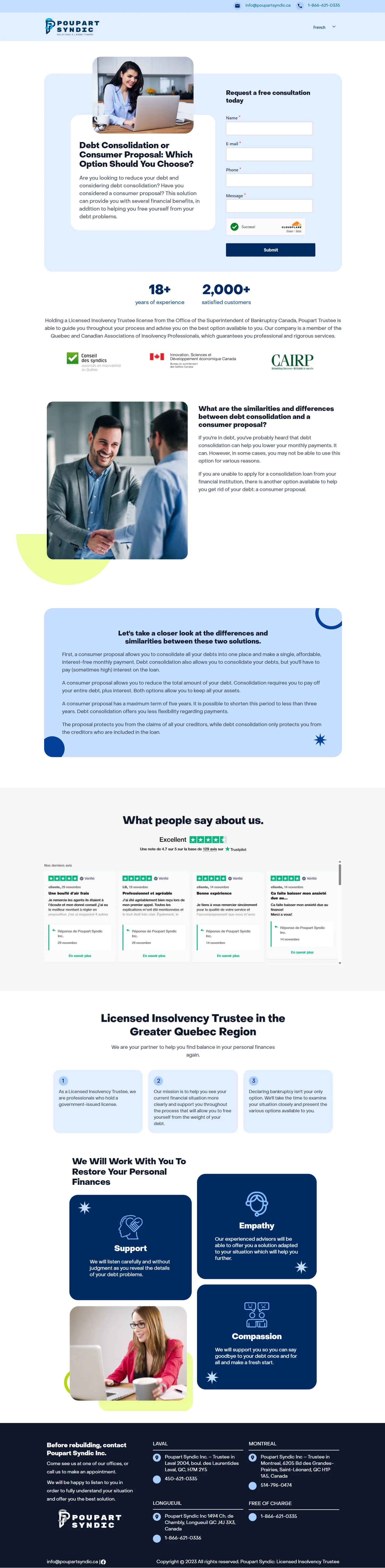 Debt Consolidation Services Screenshot 7
