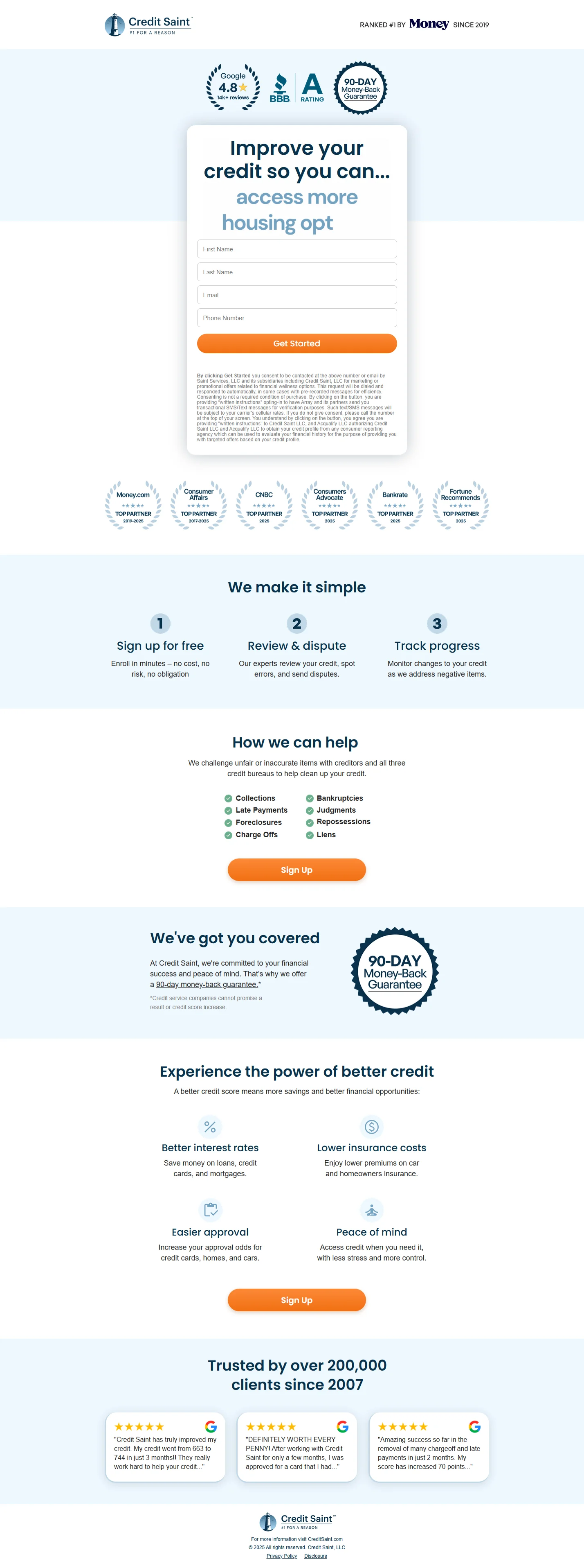Credit Repair Services Screenshot 2