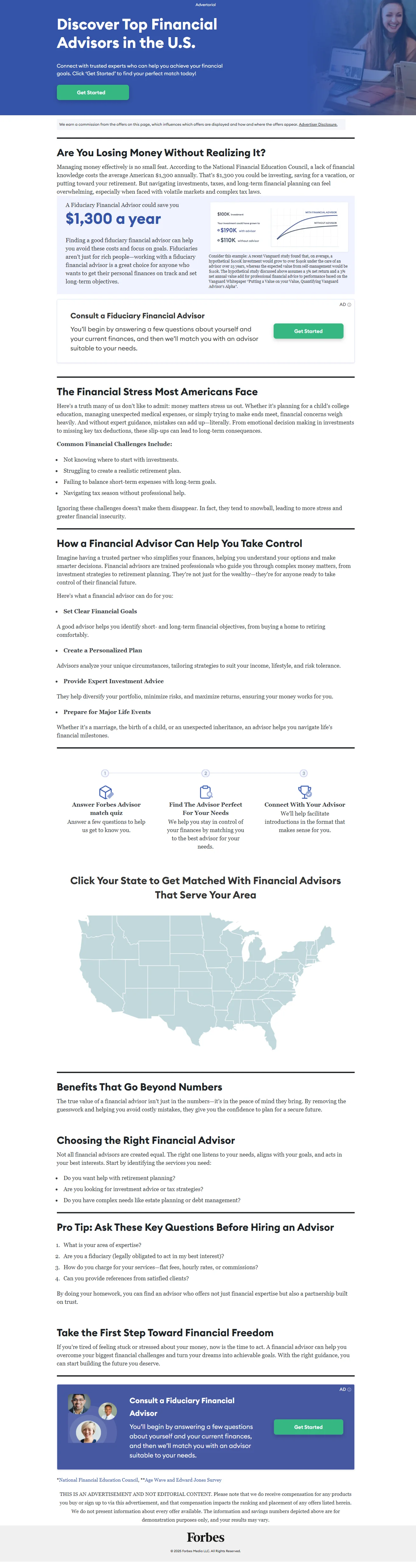 Financial Advisors Screenshot 2