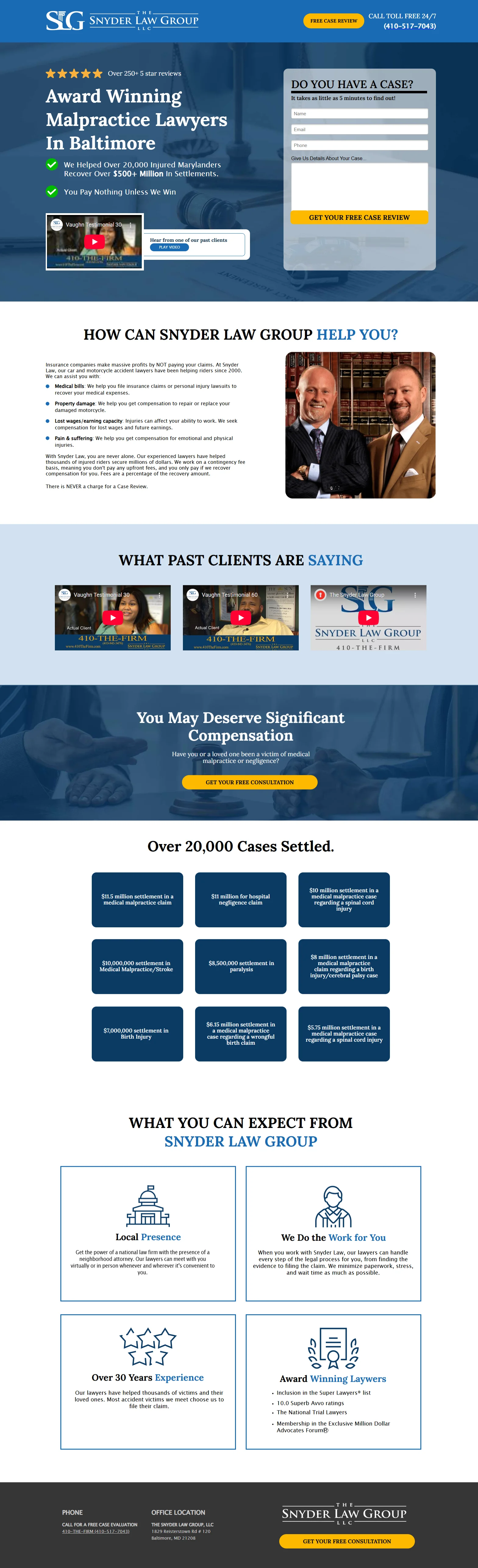 Medical Malpractice Lawyers Screenshot 1