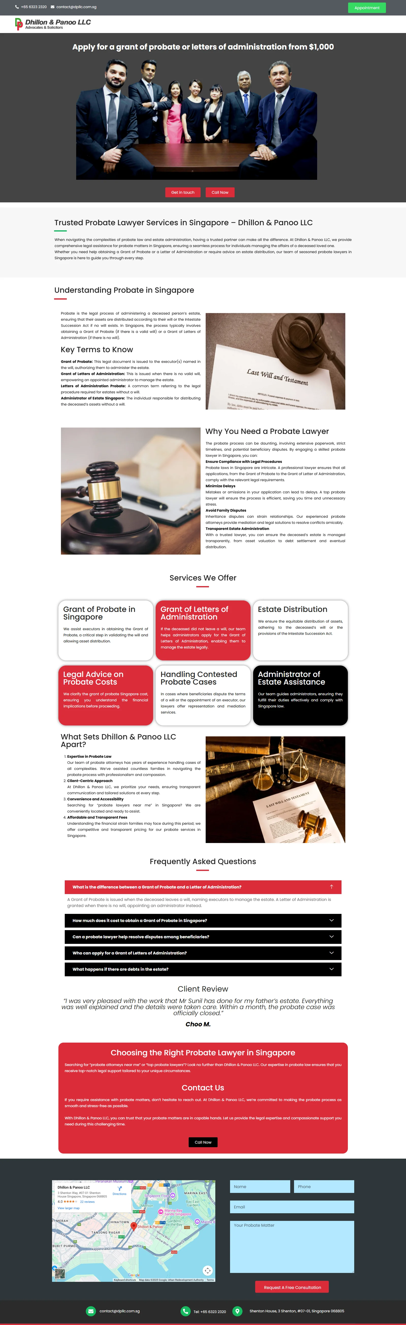 Estate Planning Attorneys Screenshot 1