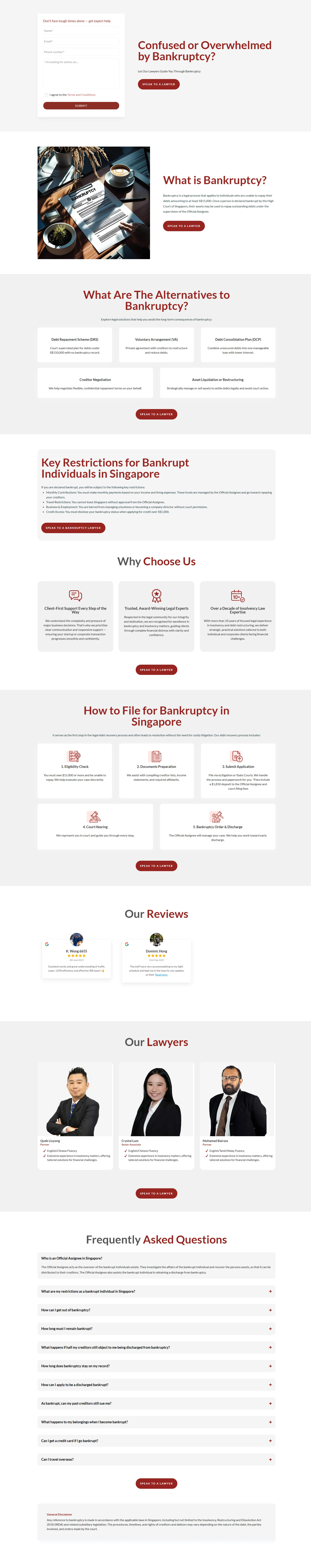 Bankruptcy Attorneys Screenshot 1