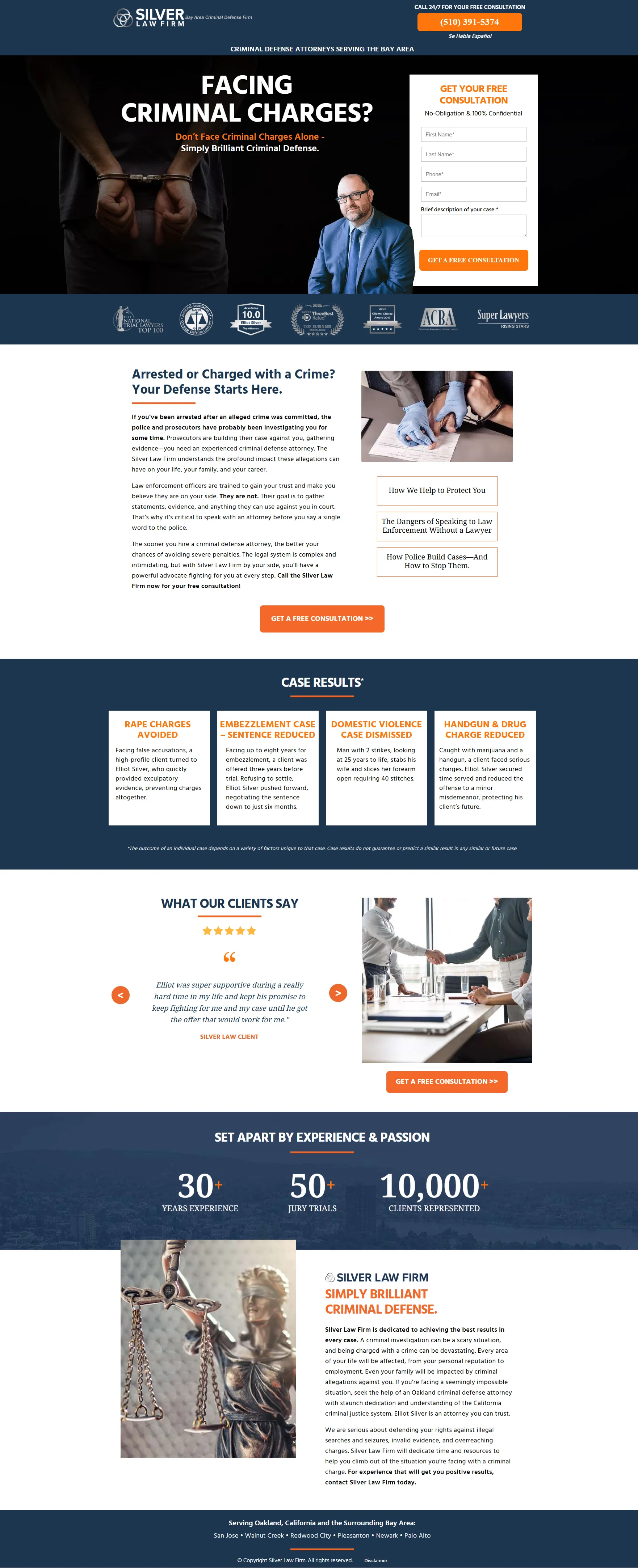 Criminal Defense Lawyers Screenshot 2