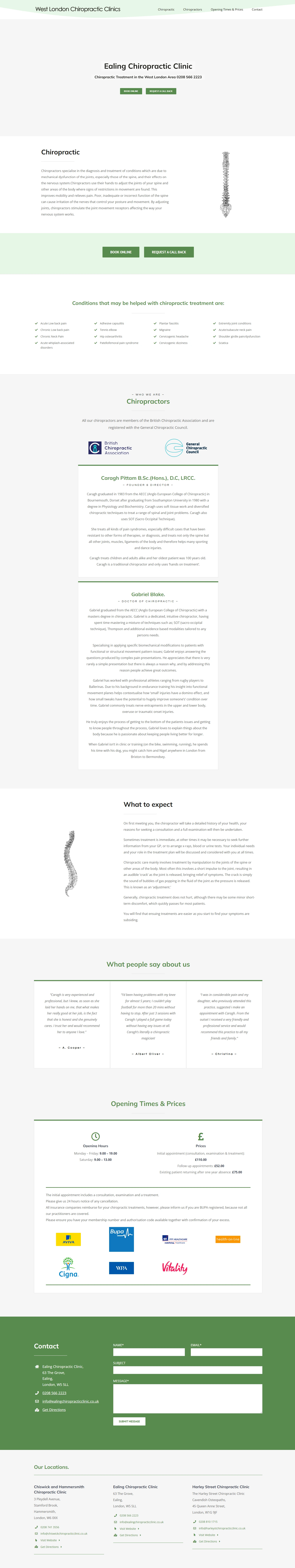 Chiropractic Clinics Screenshot 4