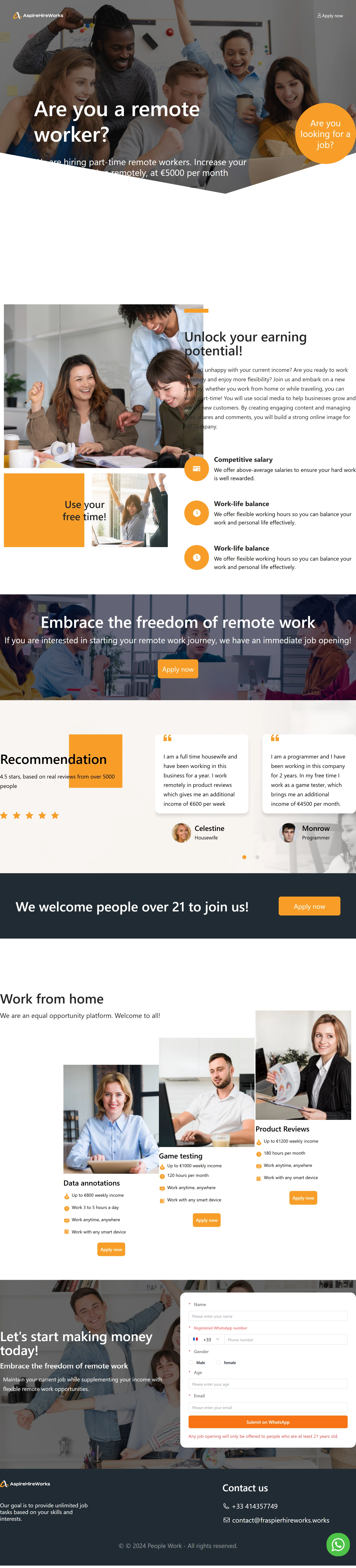 Work-from-Home (WFH) Screenshot 4