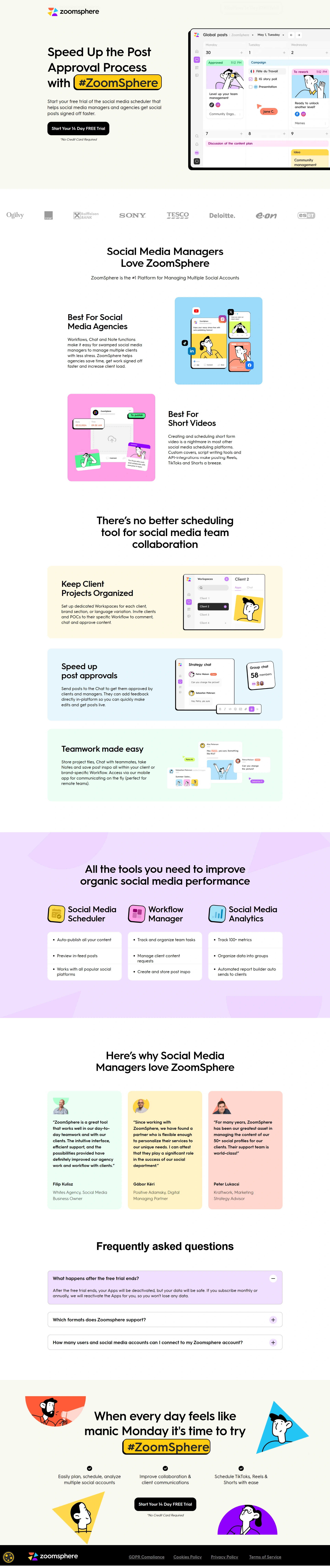 Social Media Scheduling Screenshot 4