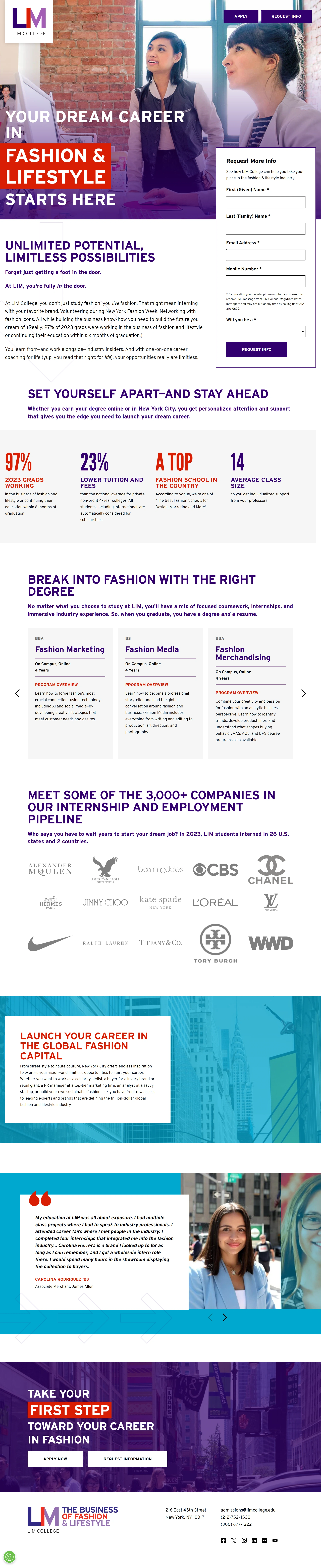 Fashion Marketing Screenshot 2