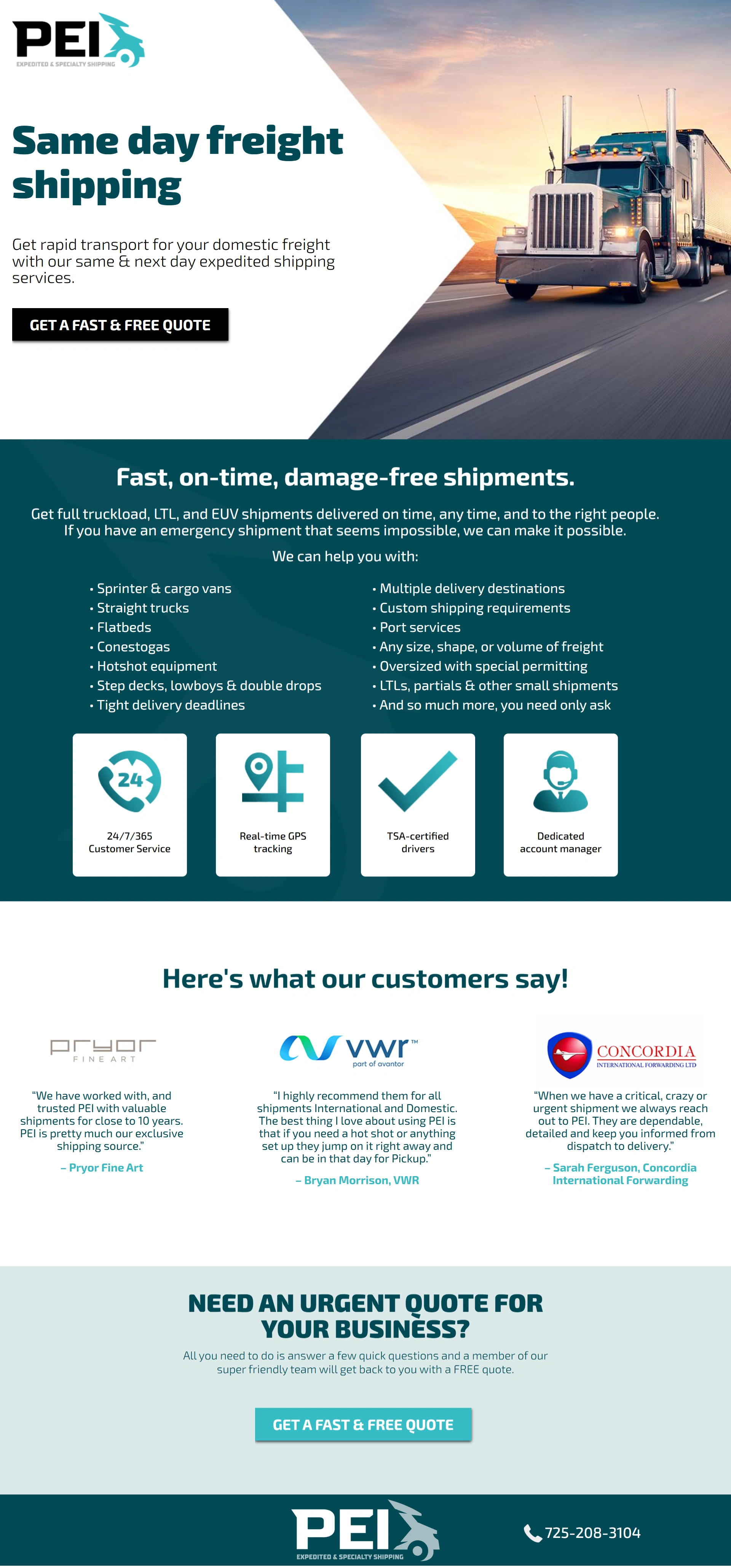 Freight Shipping Screenshot 1