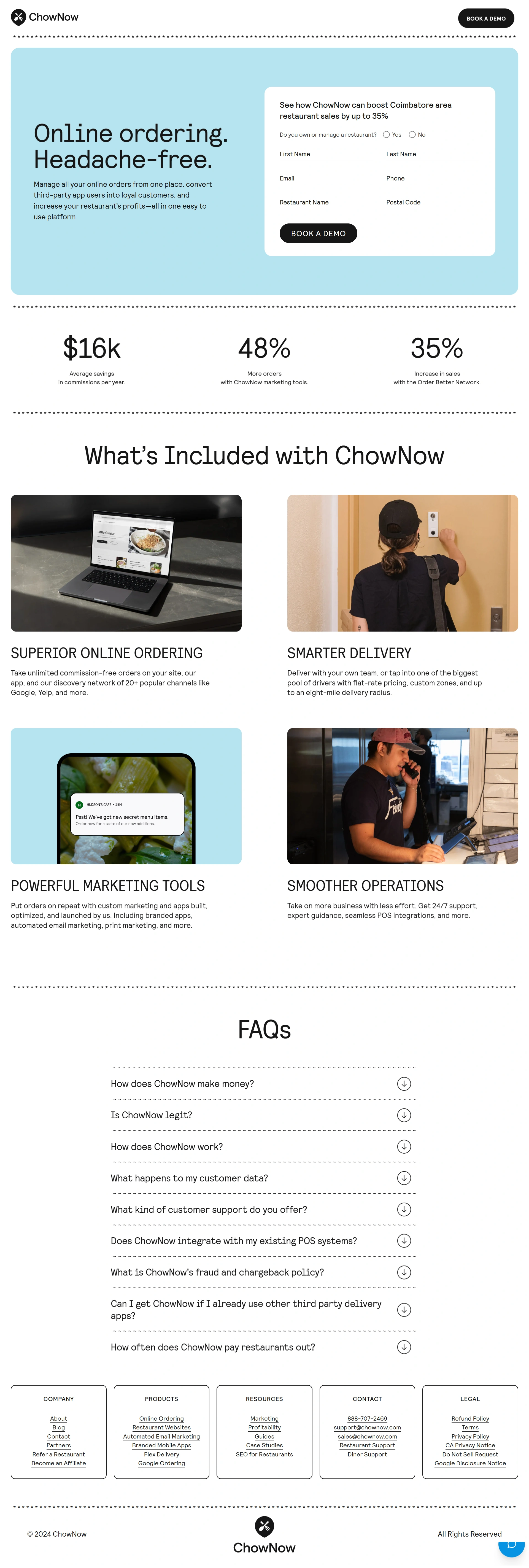 Restaurant Marketing Screenshot 3