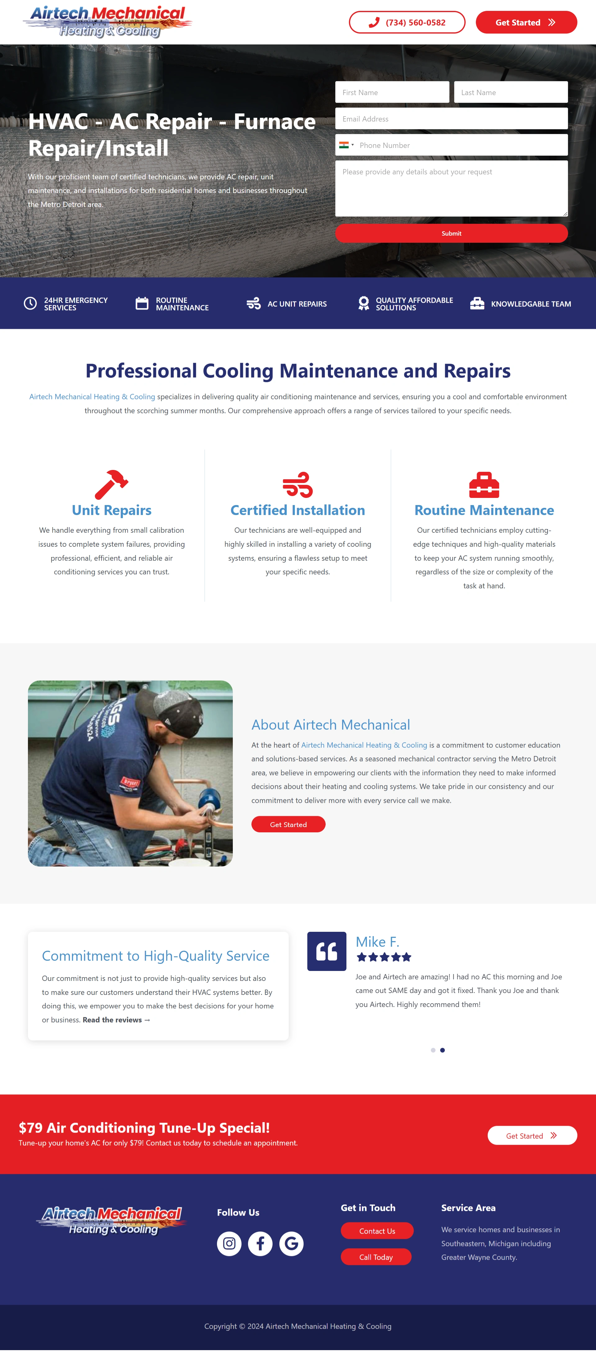 HVAC Repair Services Screenshot 5