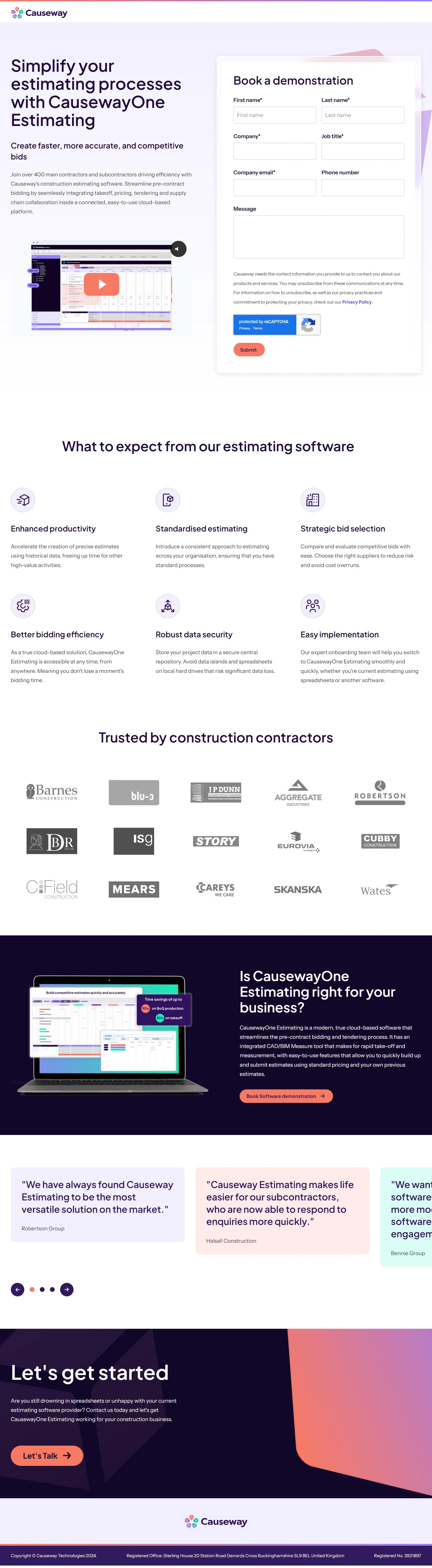 Construction Bidding Screenshot 1