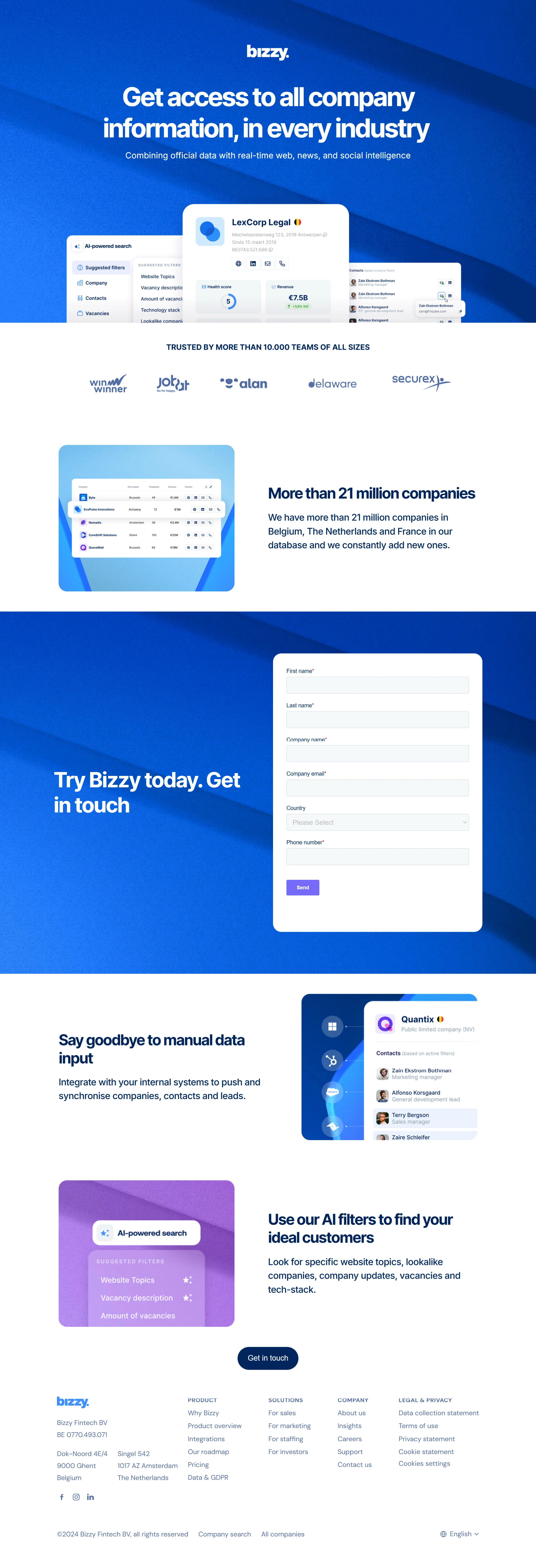 Newsletter Lead Generation Screenshot 1