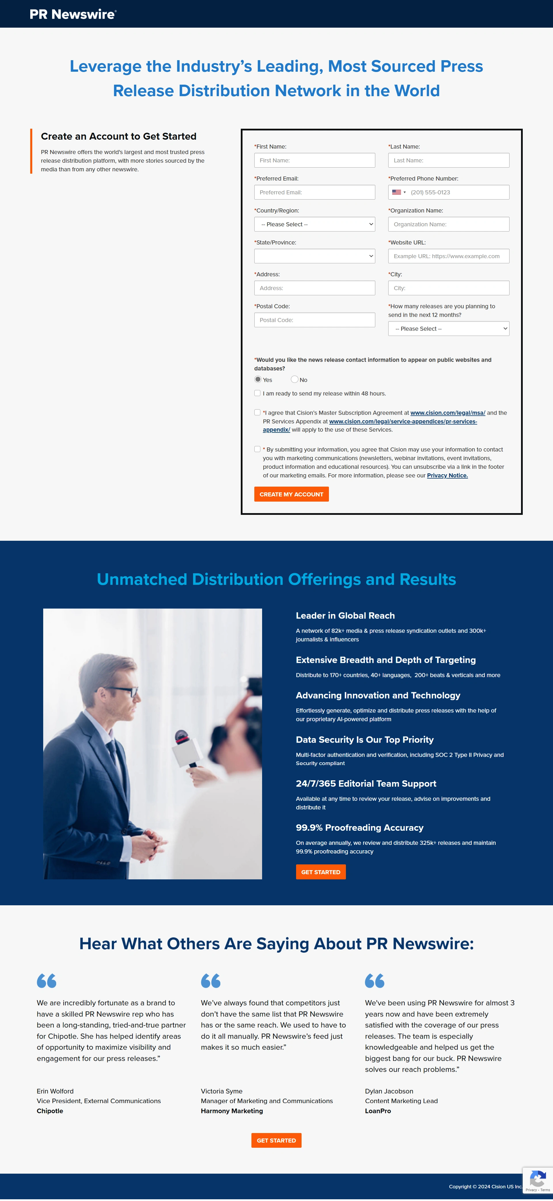 Newsletter Subscriptions Screenshot 1