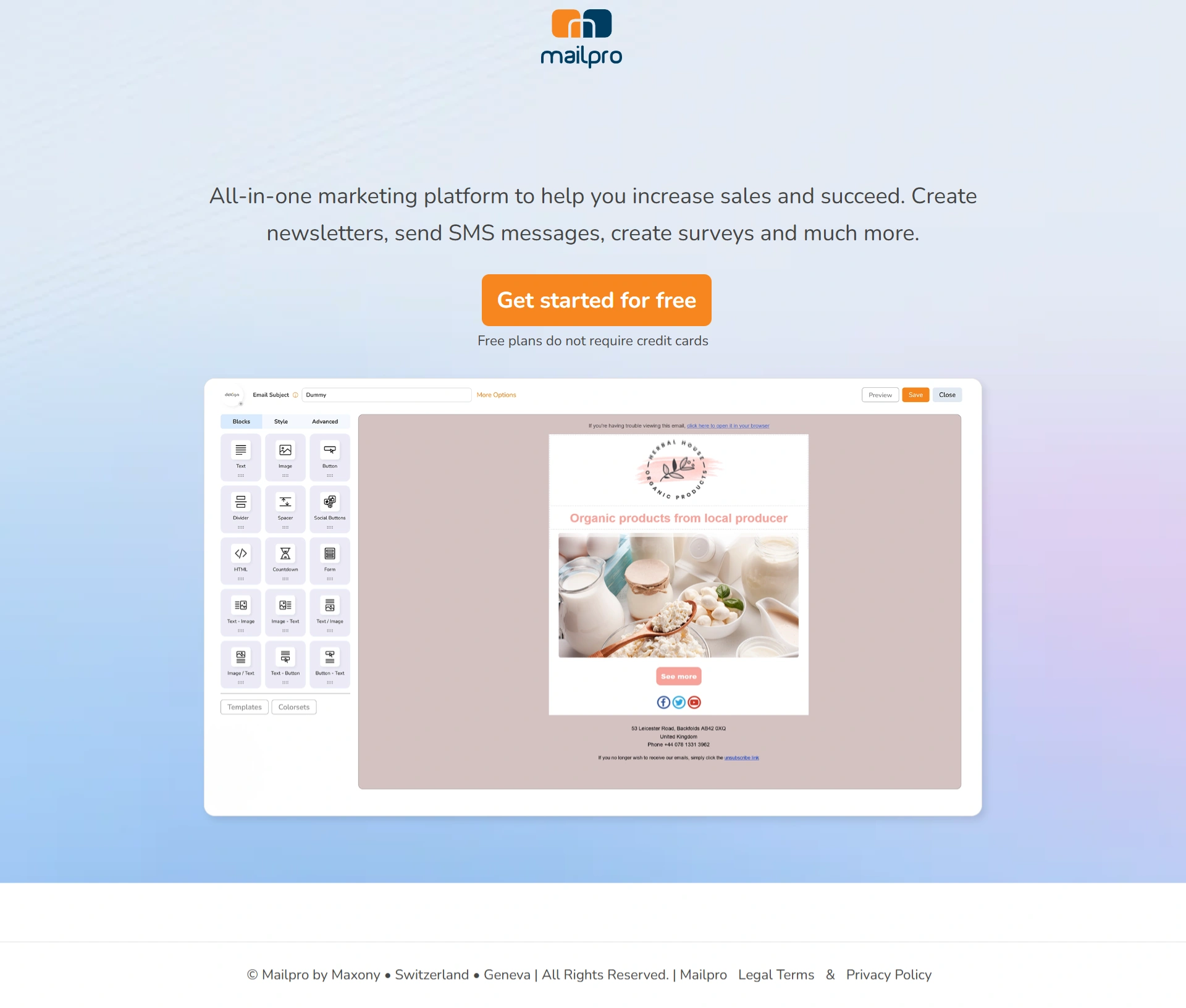 Newsletter Subscriptions Screenshot 2