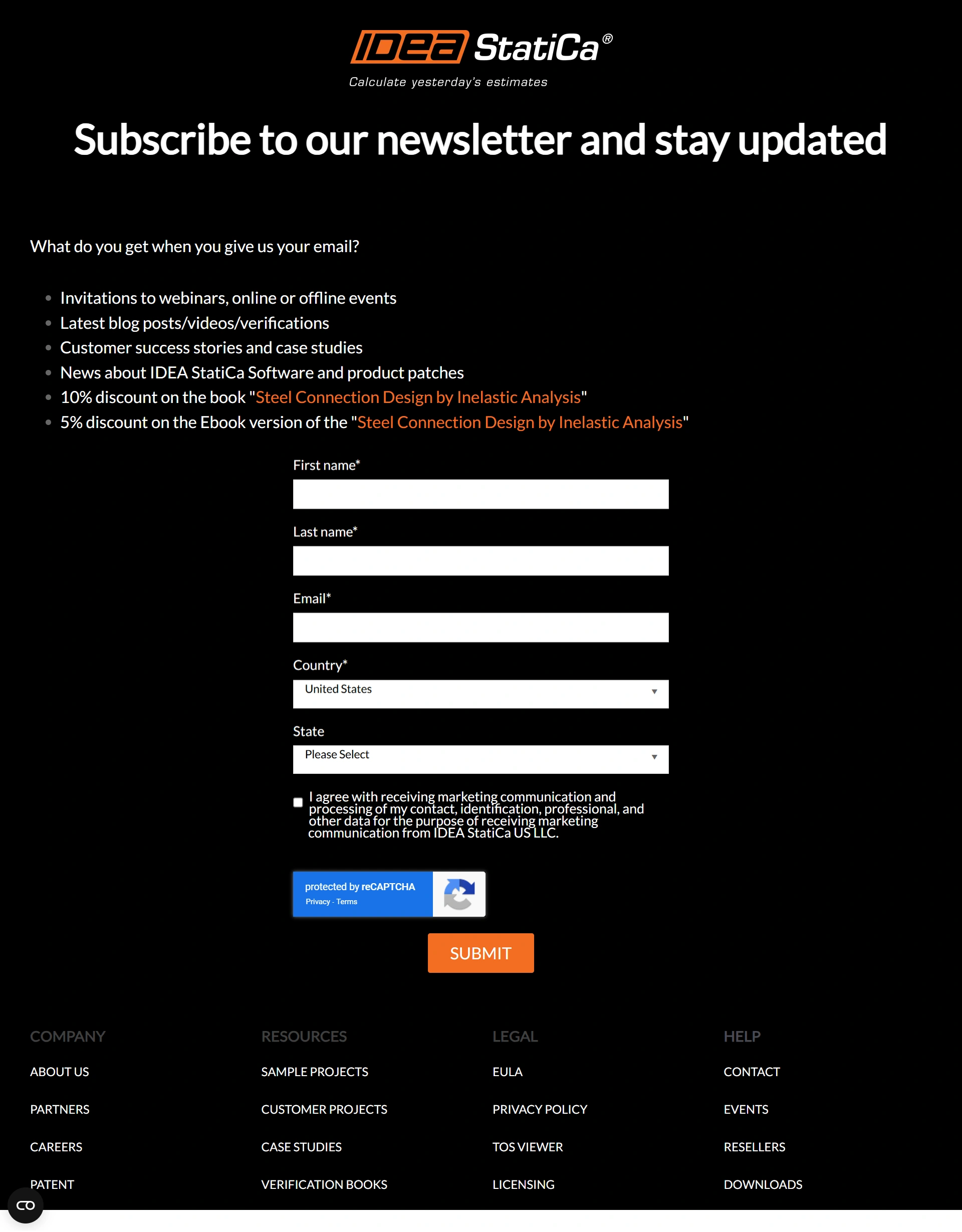 Newsletter Subscriptions Screenshot 3