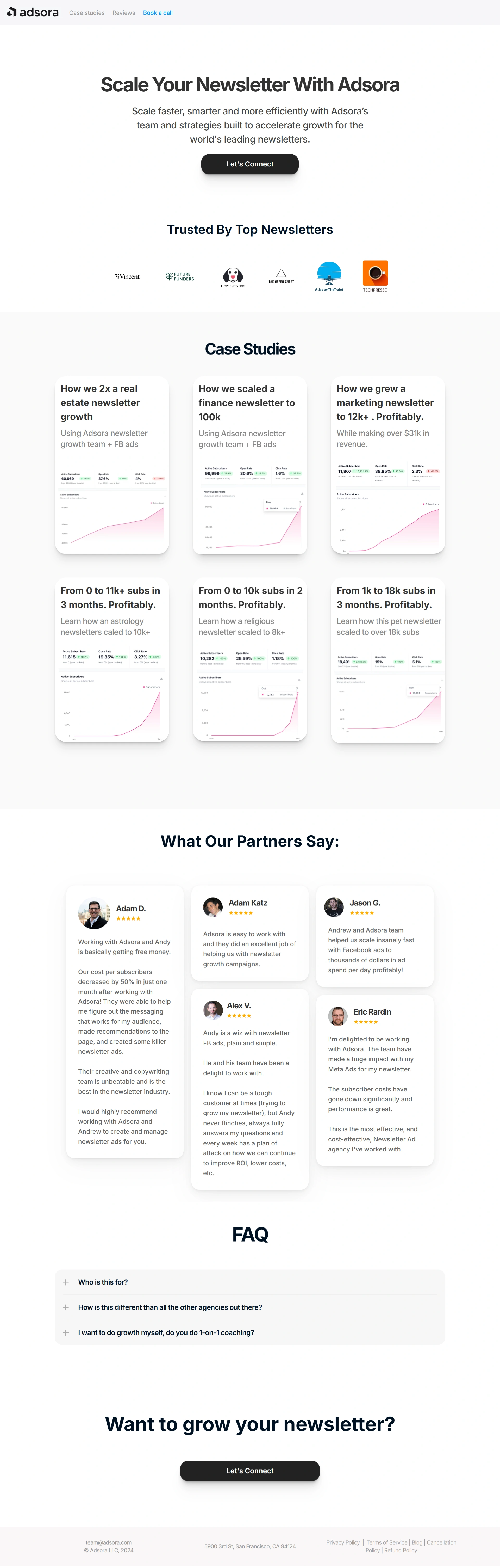 Email Newsletters Screenshot 1