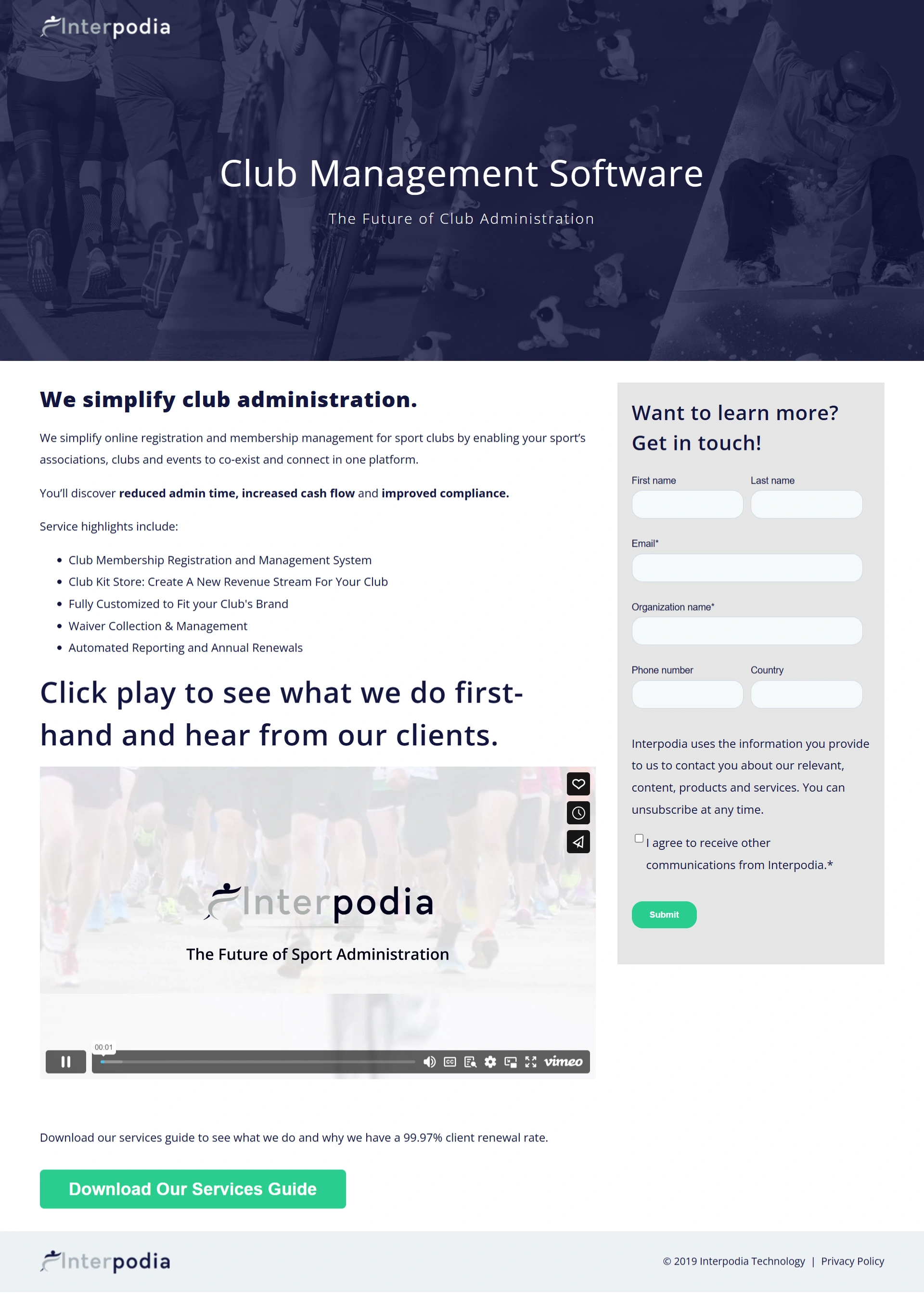 Membership Management Screenshot 1