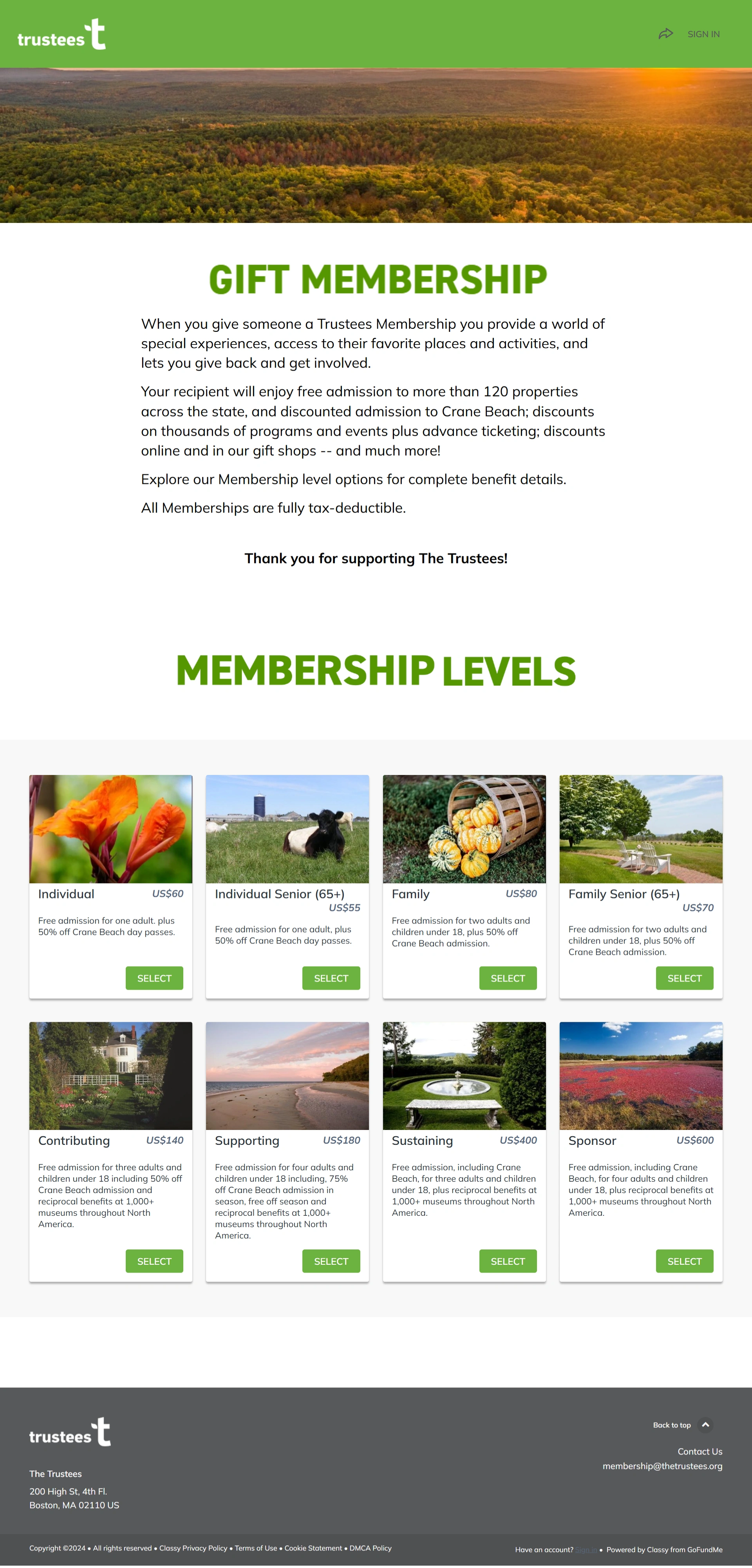 Membership Subscriptions Screenshot 3