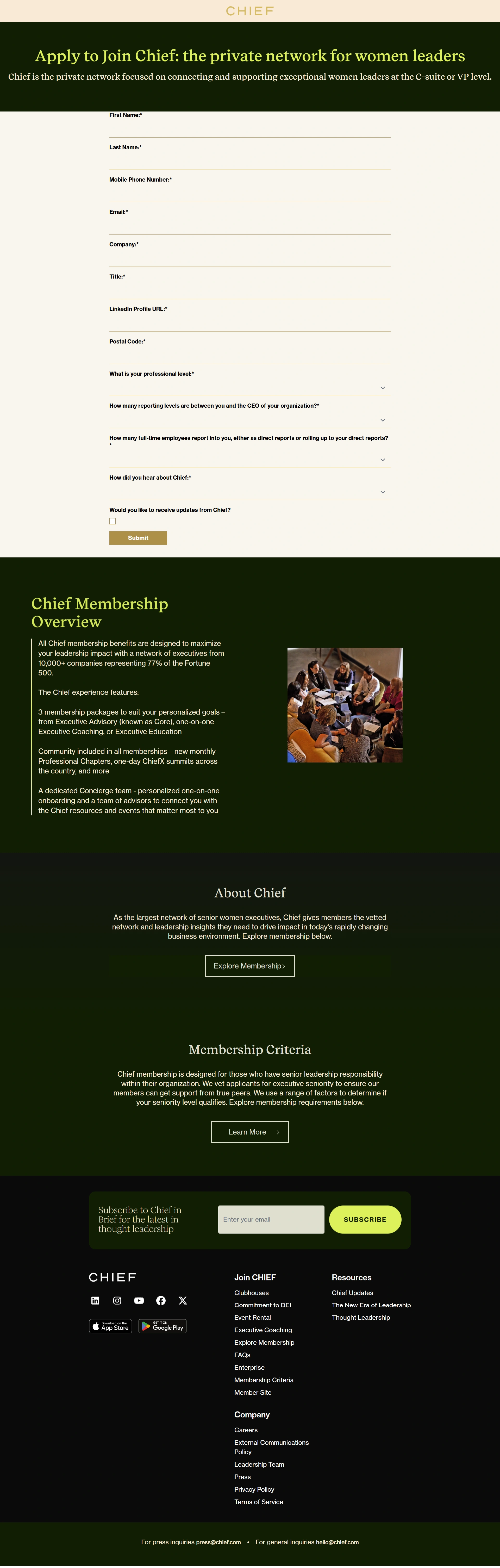 Community Leadership Screenshot 1