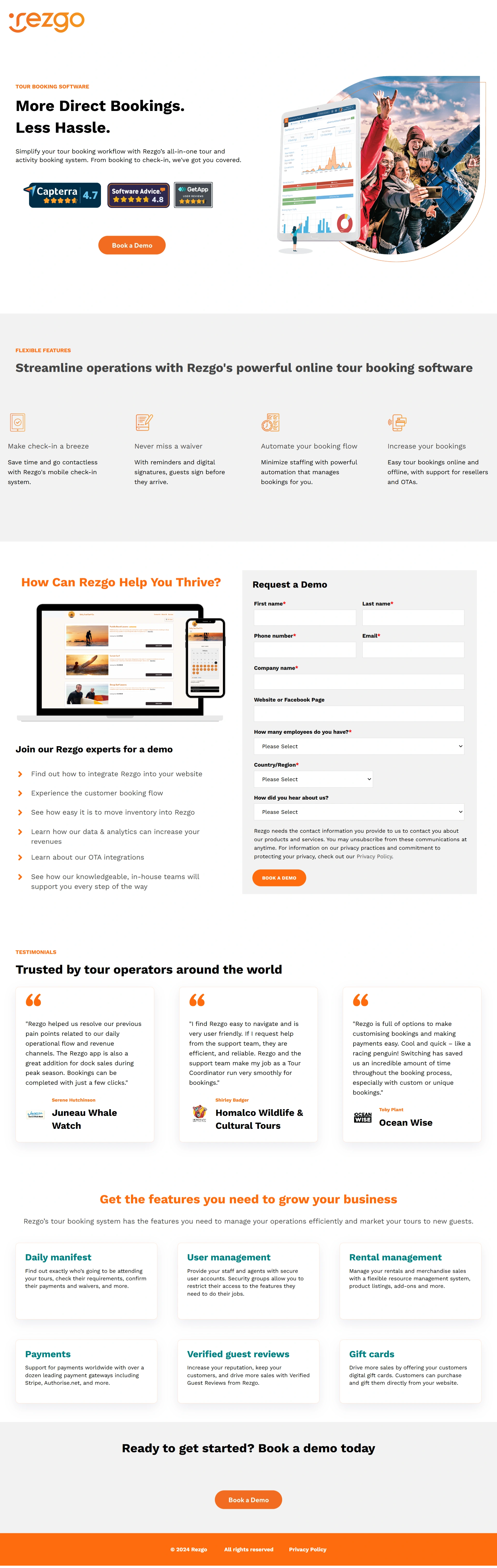 Booking Software Screenshot 4