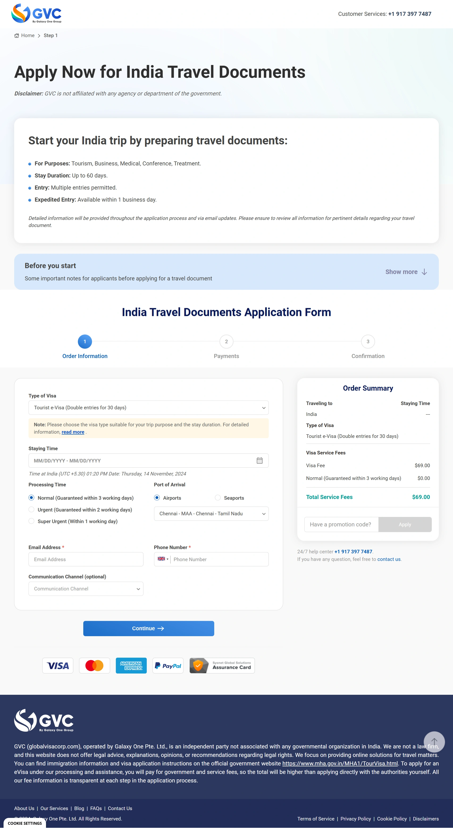 Travel Visas Screenshot 1