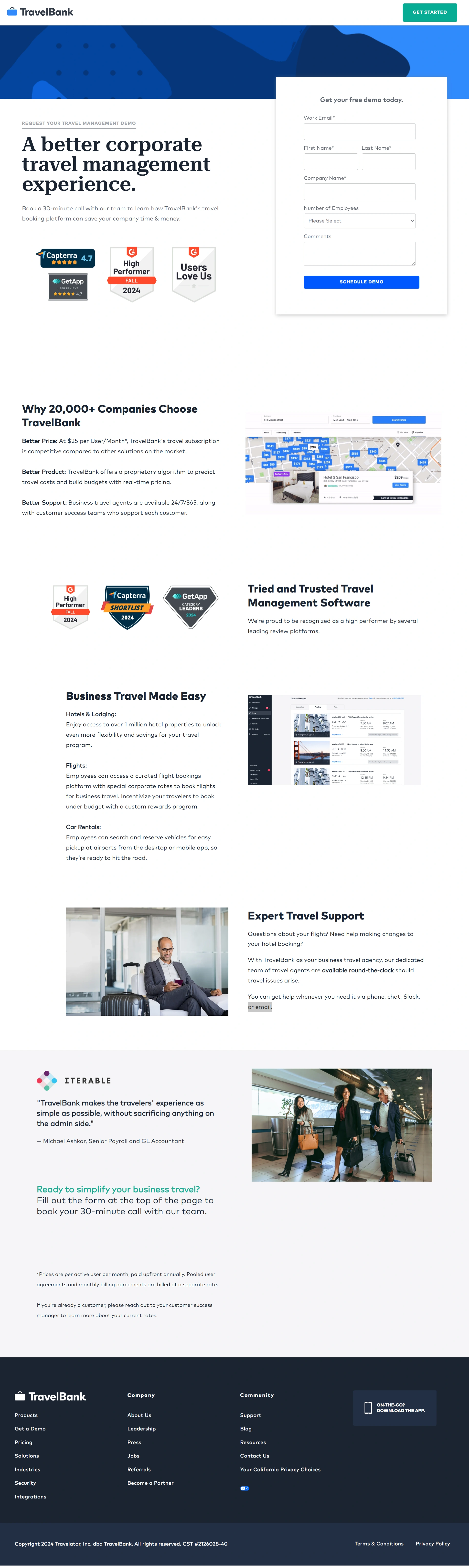 Business Travel Screenshot 2