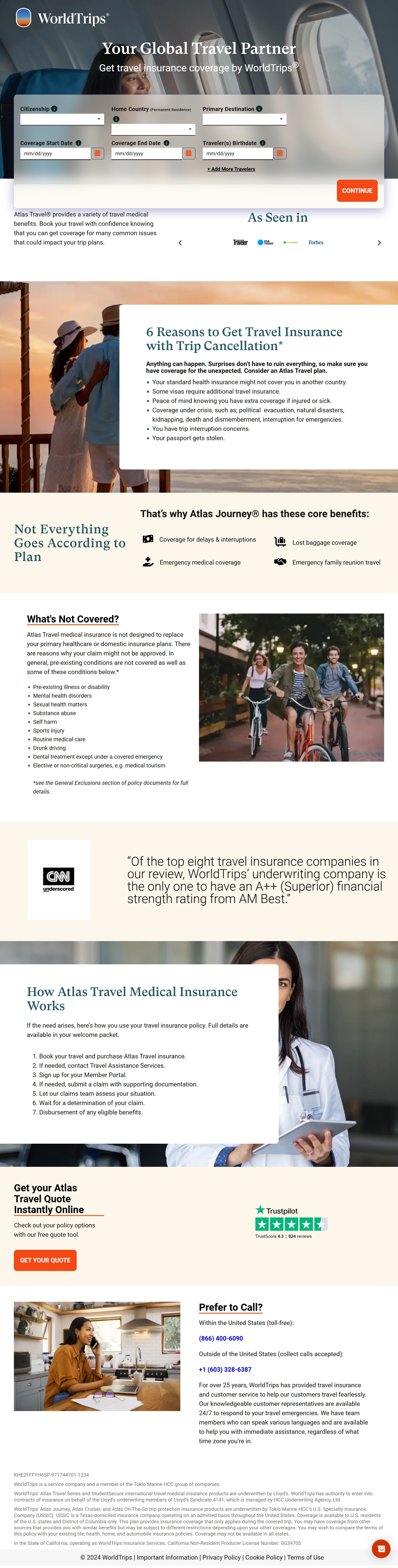 Travel Insurance Screenshot 2