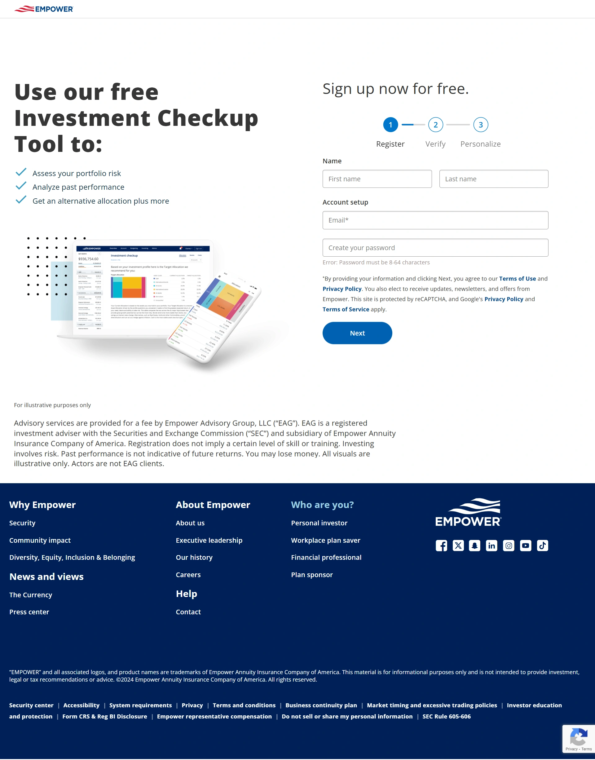 Investment Diversification Screenshot 4