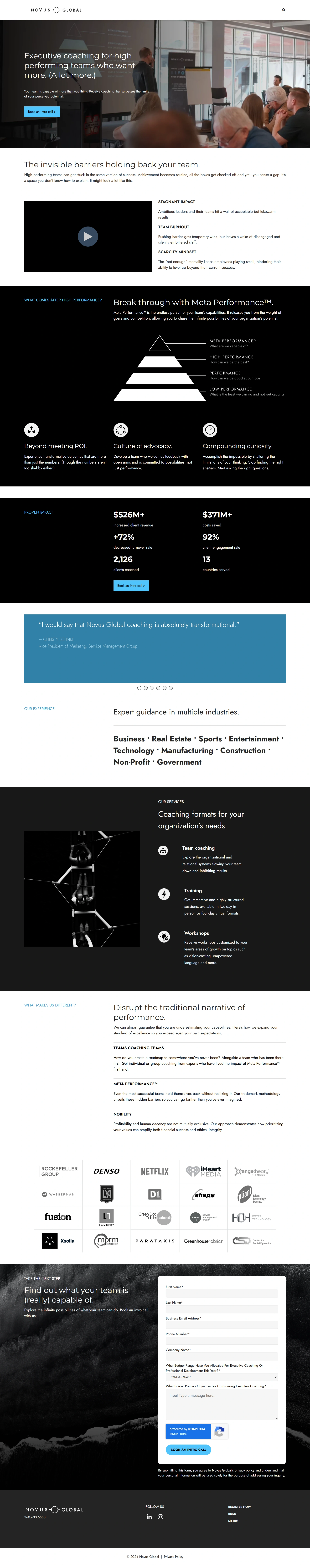Executive Coaching Screenshot 6