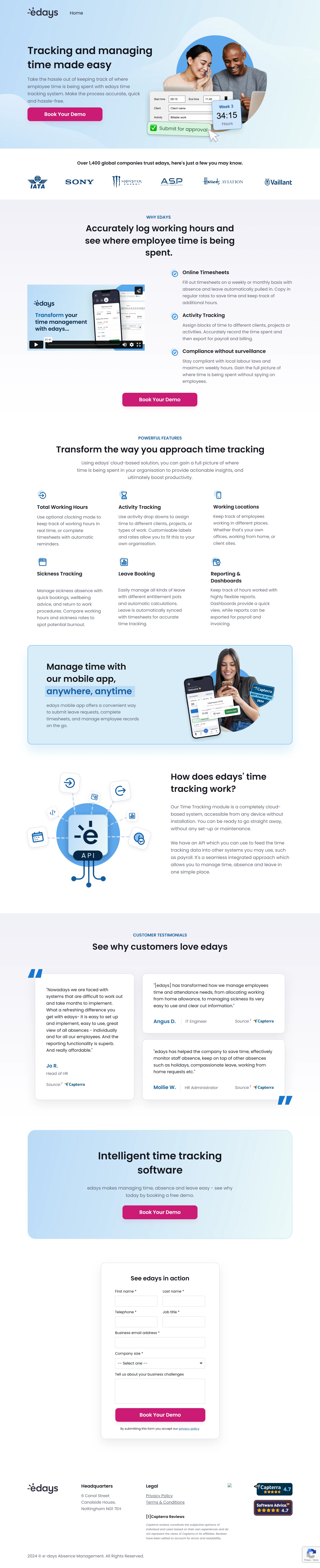 Personal Time Management Screenshot 1