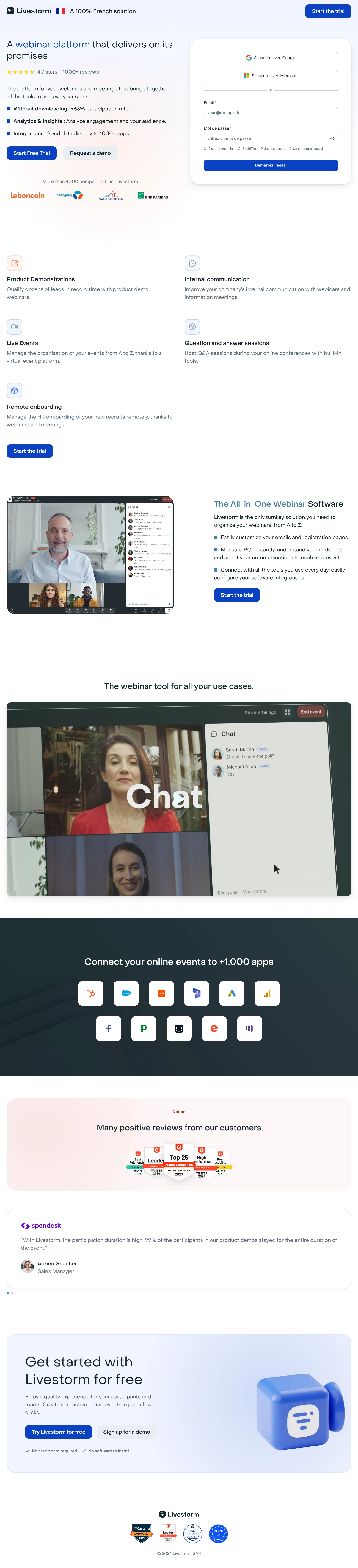 Live Webinars Screenshot 2