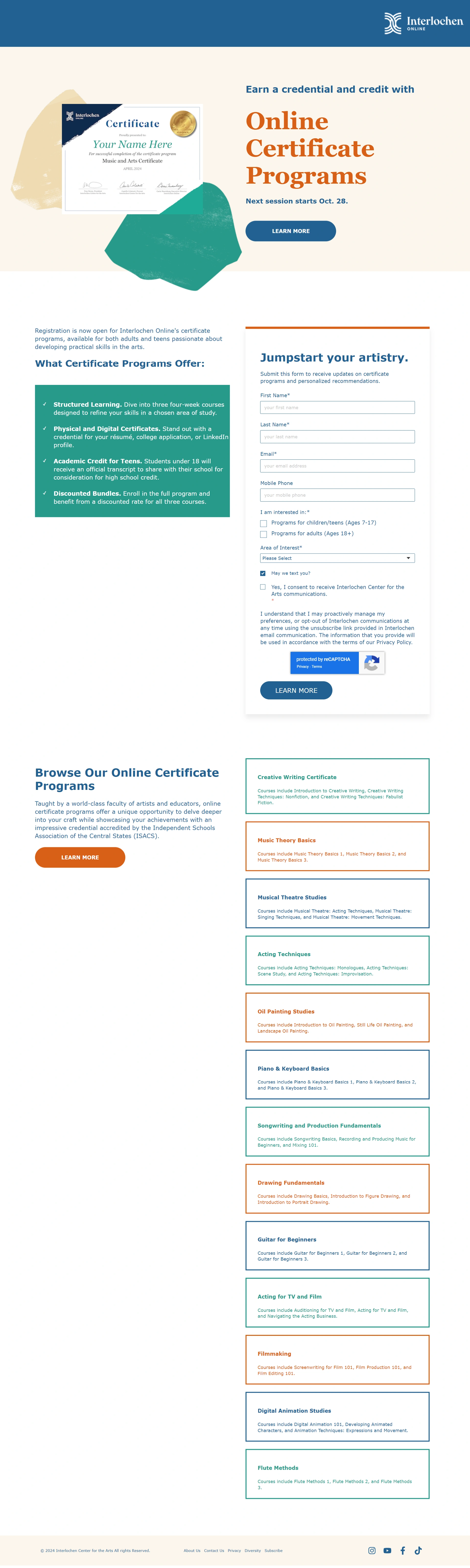 Course Certification Screenshot 3