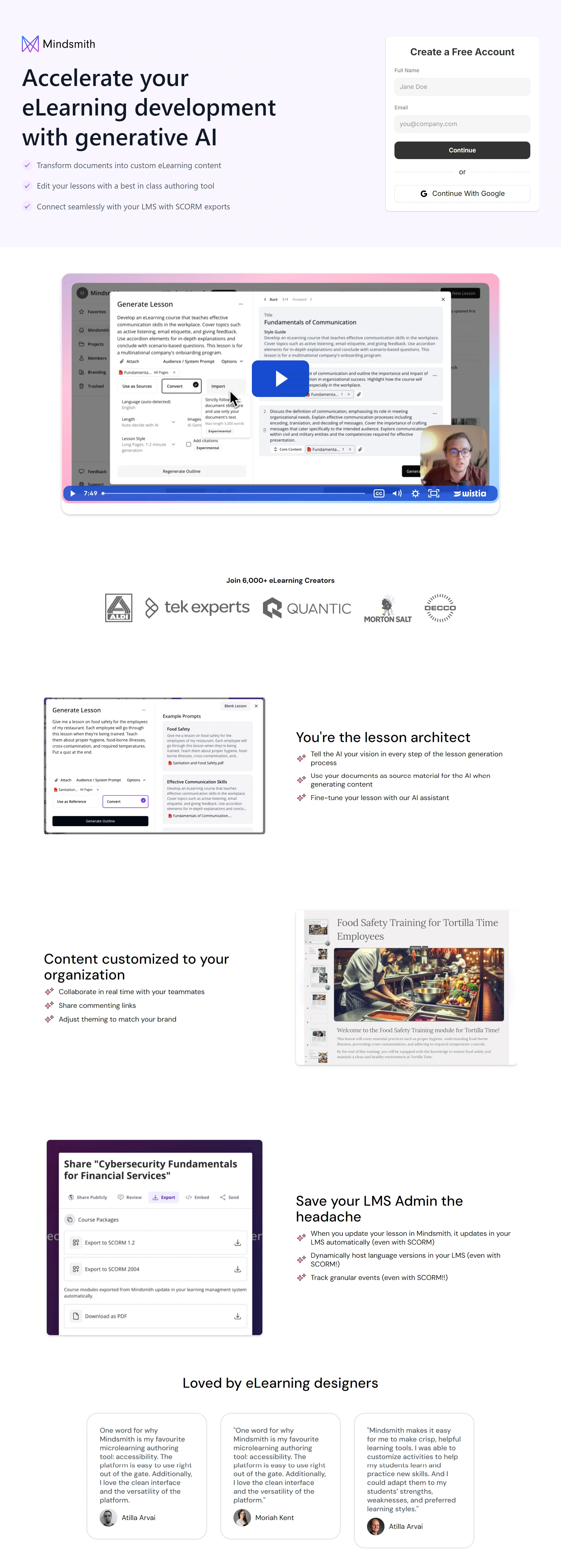 E-learning Content Creation Screenshot 3