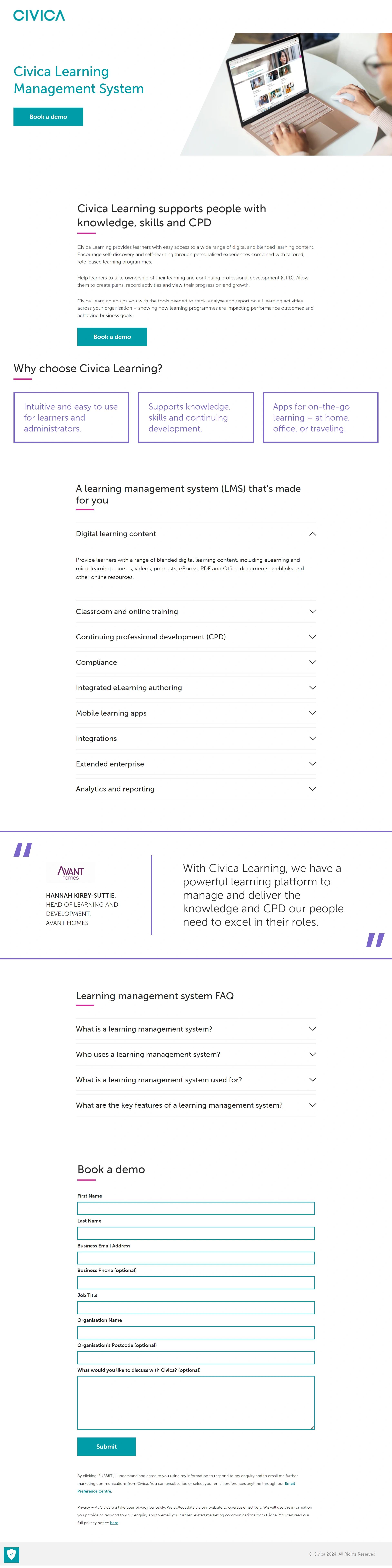 Mobile LMS Screenshot 1